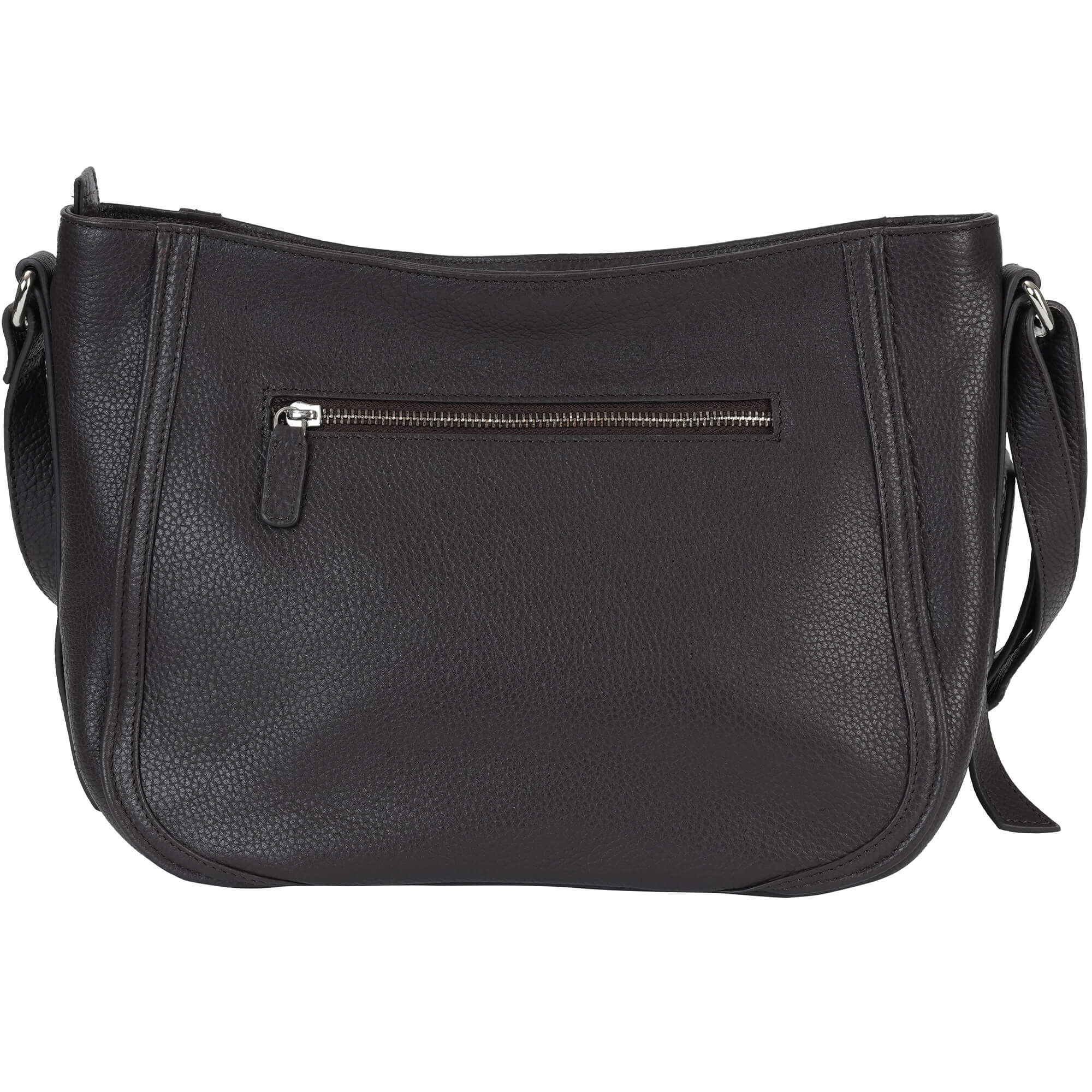 Sophia Pebbled Leather Crossbody Bag by Mancini - Stylish & Durable for Women, Perfect for Work, Travel & Everyday Use