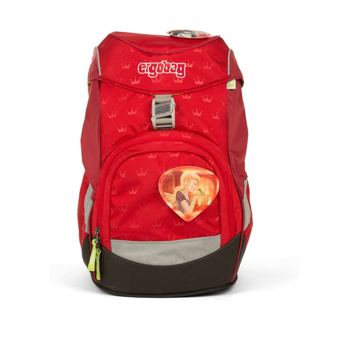 Ergobag Prime School Backpack for Kids - Alice Kiss the Bear Design | Lightweight Durable Bookbag for Boys & Girls | Perfect for School, Travel & Daily Use
