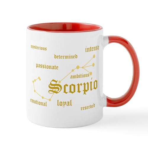 White/Red Inside - Scorpio Mug