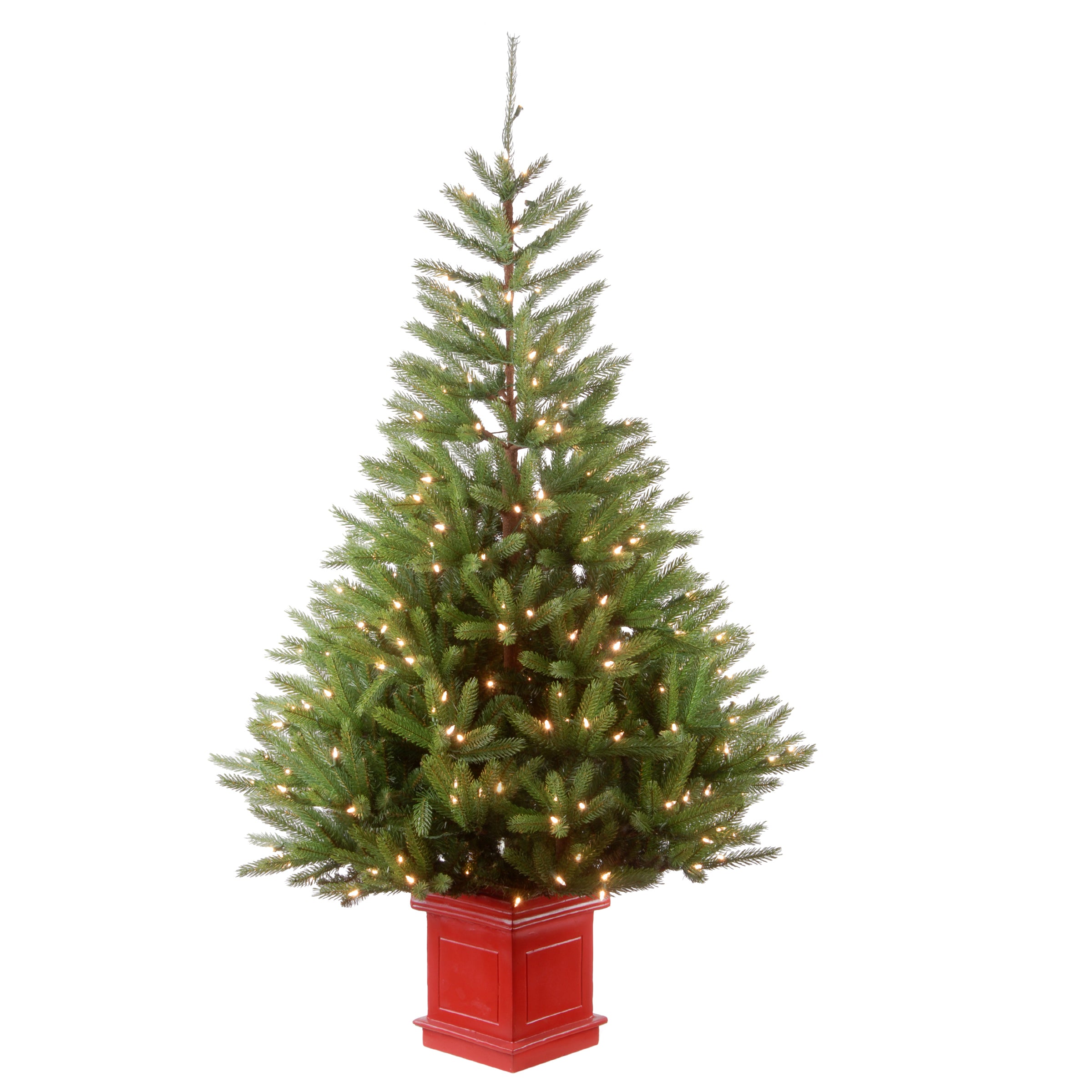5 ft. Pre-Lit Topeka Spruce Artificial Christmas Tree with 250 Clear LED Lights - Perfect for Holiday Home Decor, Office & Indoor Festive Decorations