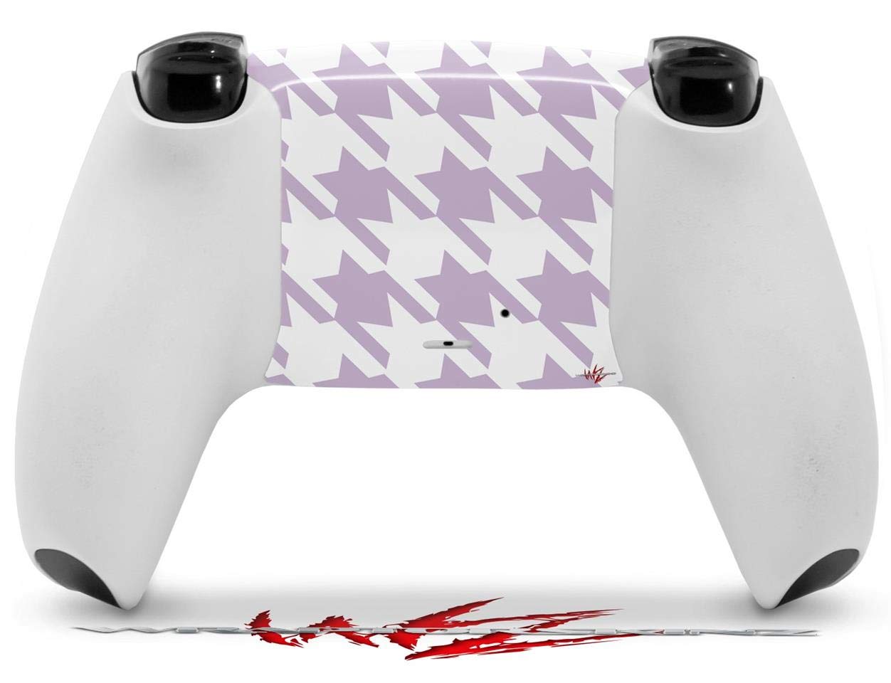 PS5 DualSense Skin Wrap - Houndstooth Lavender for Gaming Protection