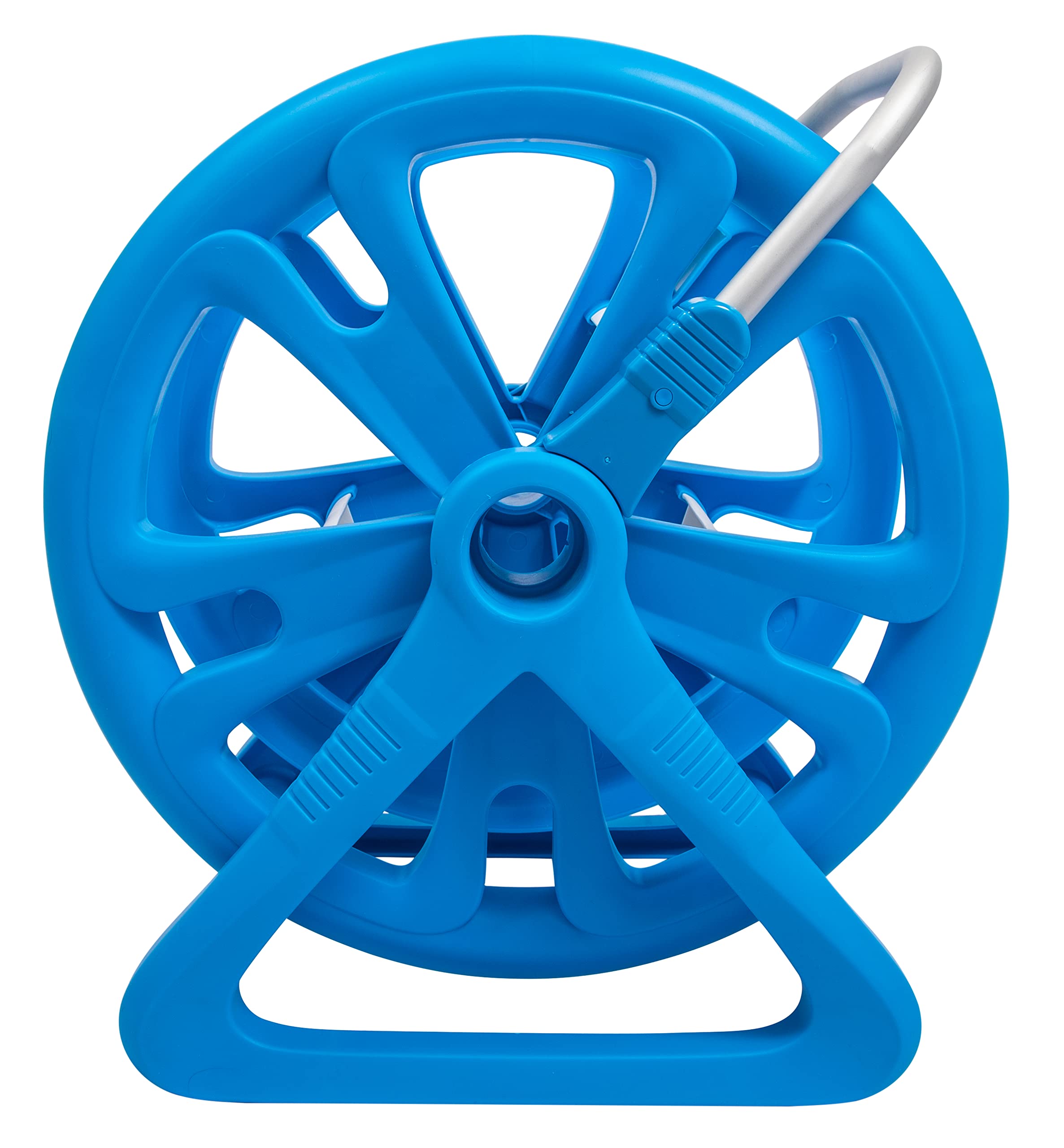 Portable Pool Vacuum Hose Reel 42ft - Aluminum Handle for Easy Storage & Cleaning
