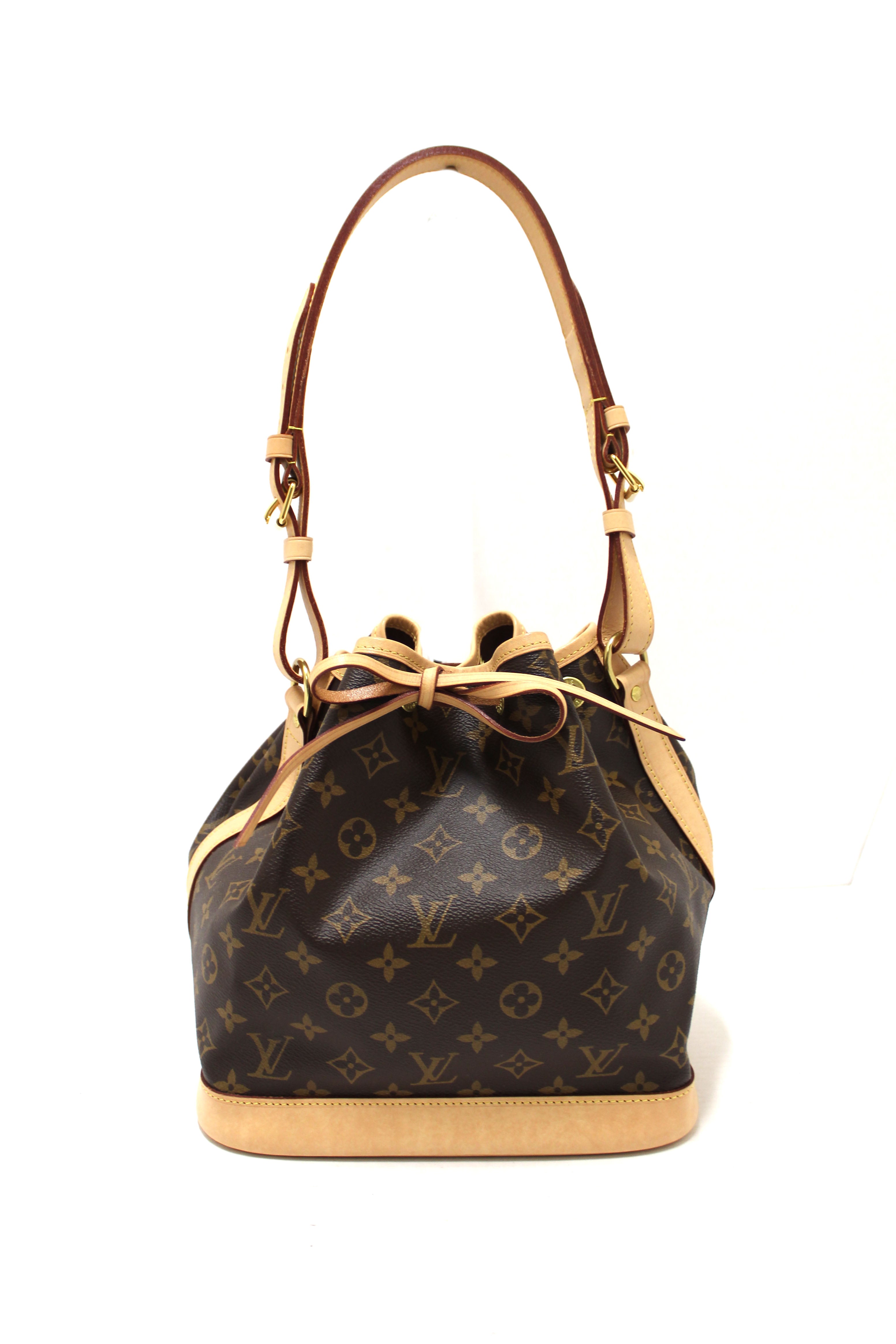 Authentic Louis Vuitton Classic Monogram Petit Noé Bucket Bag - Luxury Handbag for Women, Perfect for Everyday Use, Travel & Special Occasions