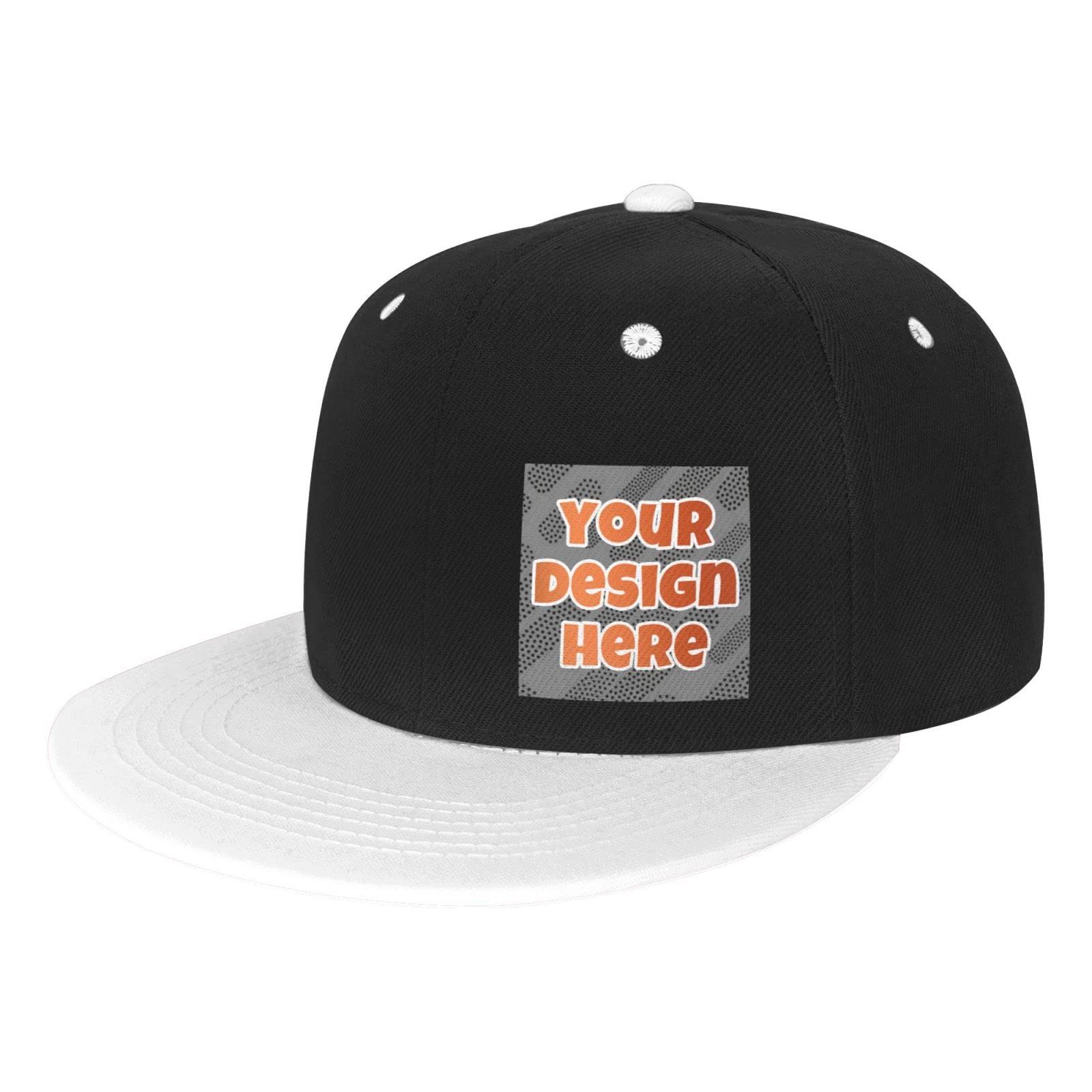 Custom Personalized Trucker Hats for Men & Women - Add Your Own Picture, Text or Logo - Embroidered Adjustable Baseball Cap - Perfect for Sports, Outdoor Activities & Gifts