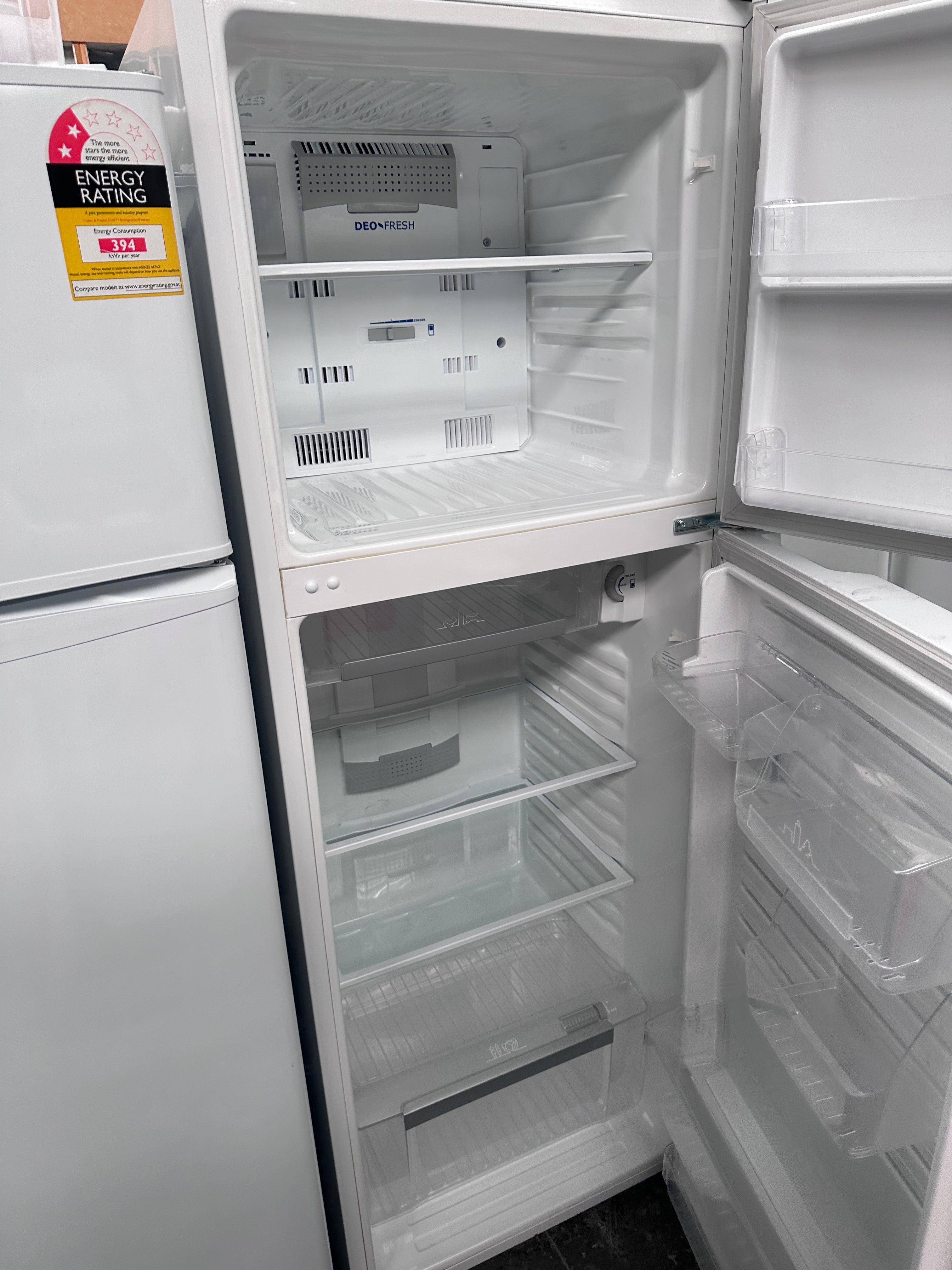 Westinghouse 340L Top Mount Refrigerator - Energy Efficient, Frost Free, Spacious Design [Certified Refurbished] - Perfect for Kitchens, Apartments & Small Homes