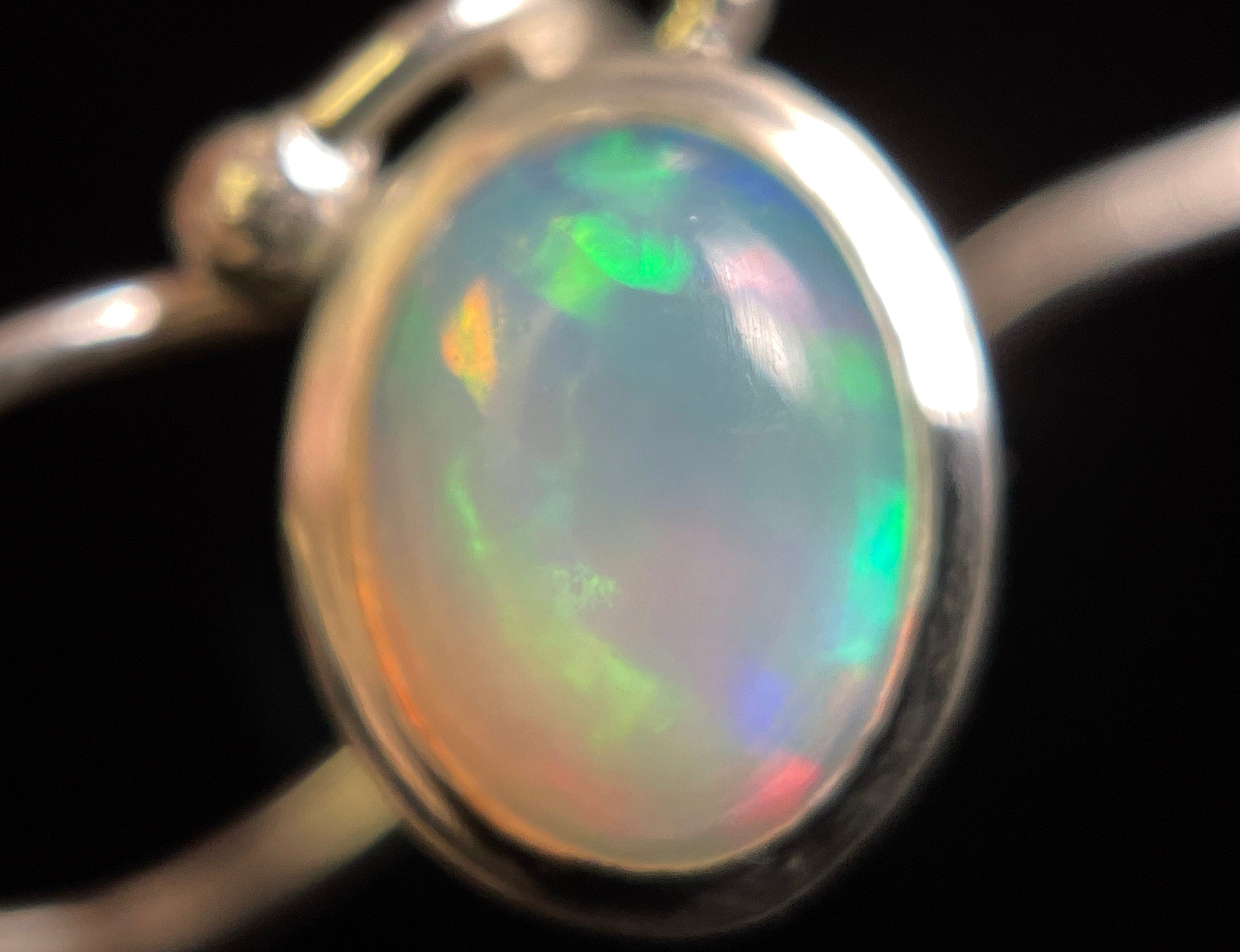 Stunning Sterling Silver Opal Earrings for Brides | Welo Opal Jewelry (49128) – Perfect for Weddings, Anniversaries & Special Occasions