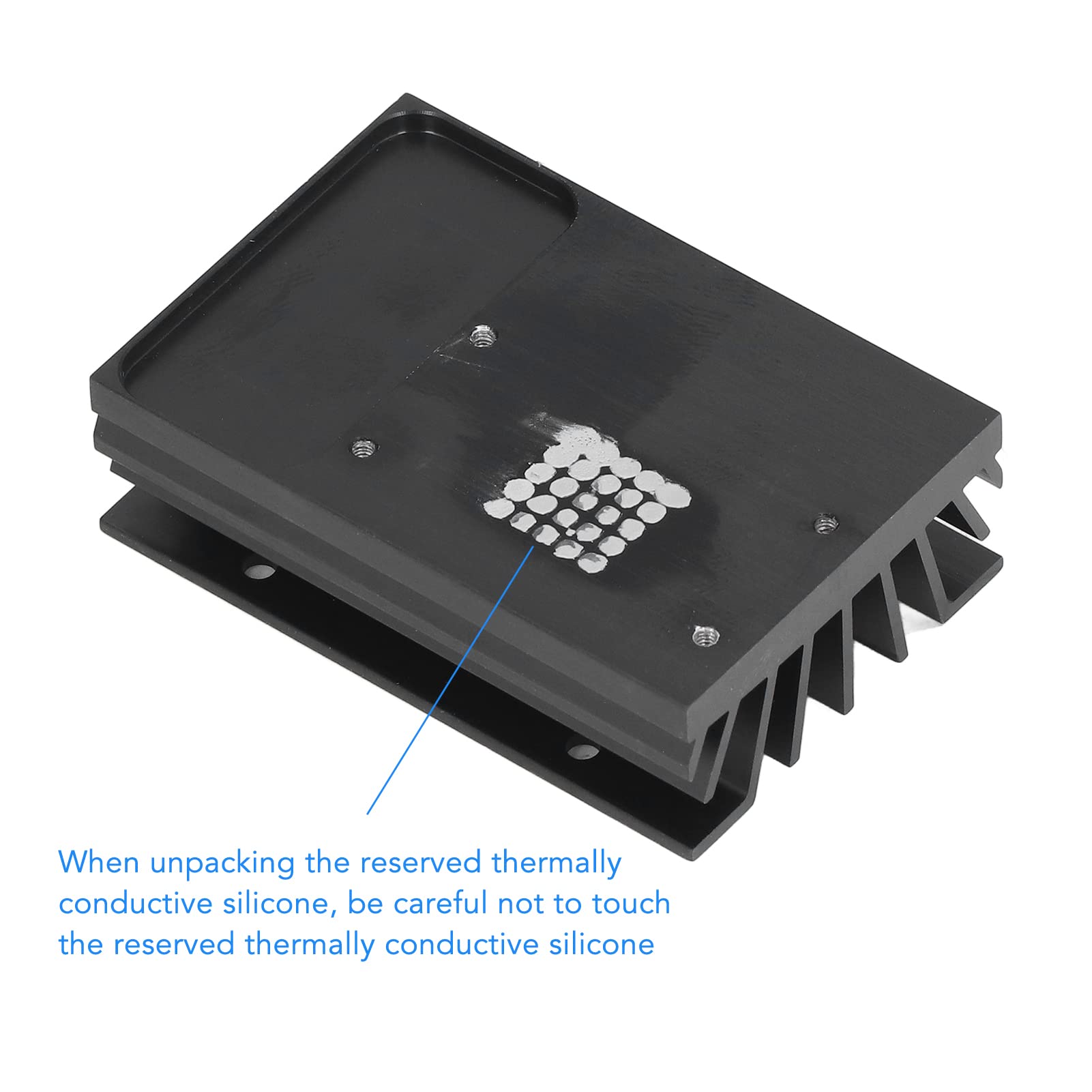 Jetson Nano Aluminum Heatsink - High-Performance Cooling Radiator with Thermal Conductive Silicone & Bracket Clip for NVIDIA Jetson Nano Module | Perfect for AI, Robotics, and Edge Computing Projects