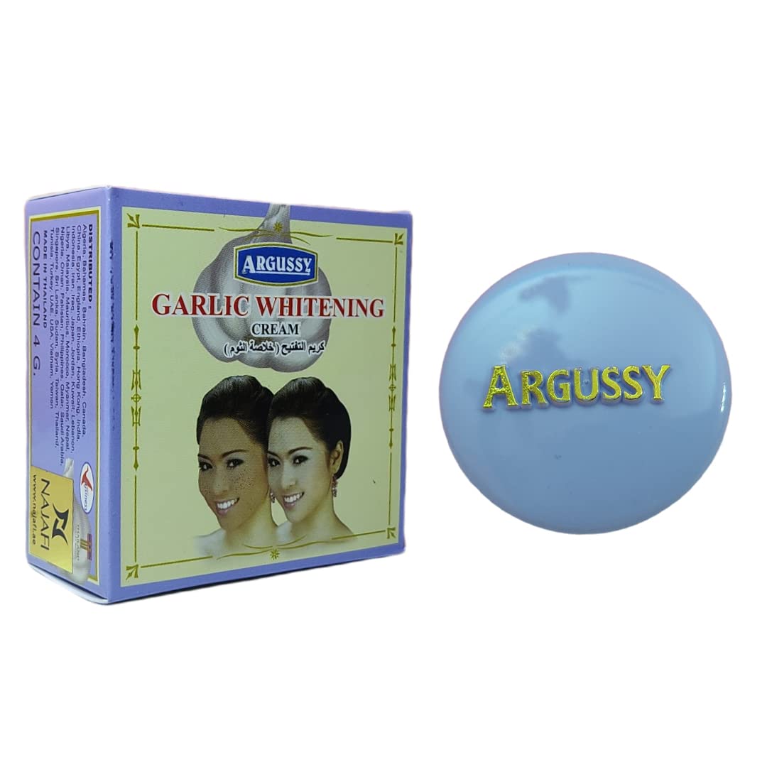 Argussy Garlic Whitening Cream for Pigmentation - Brightening Face Treatment for Dark Spots & Uneven Skin Tone | Perfect for Daily Skincare Routine & Nighttime Use