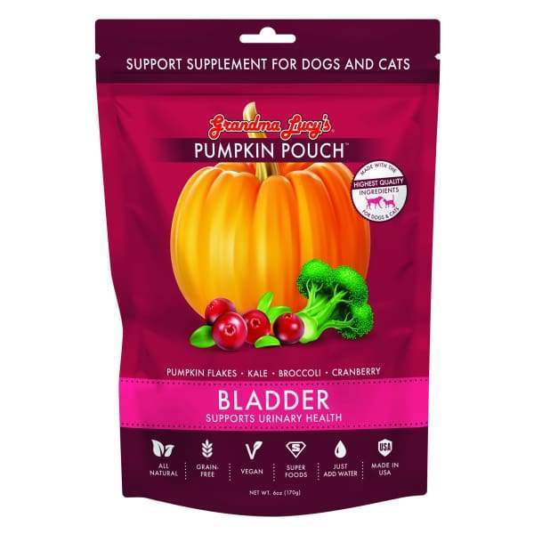 Grandma Lucy's Pumpkin Pouch Bladder Supplement for Dogs & Cats - 6oz Digestive Support | Urinary Tract Health | Perfect for Senior Pets & Post-Surgery Recovery