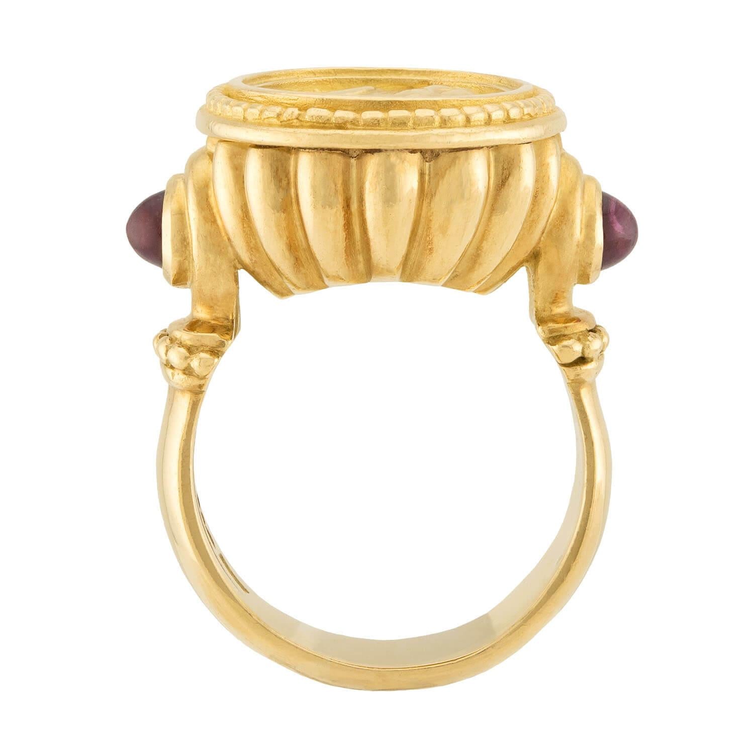 18K Gold Tourmaline Ring for Women - Luxury Handmade Gemstone Jewelry - Elegant Gift for Birthday, Anniversary & Special Occasions