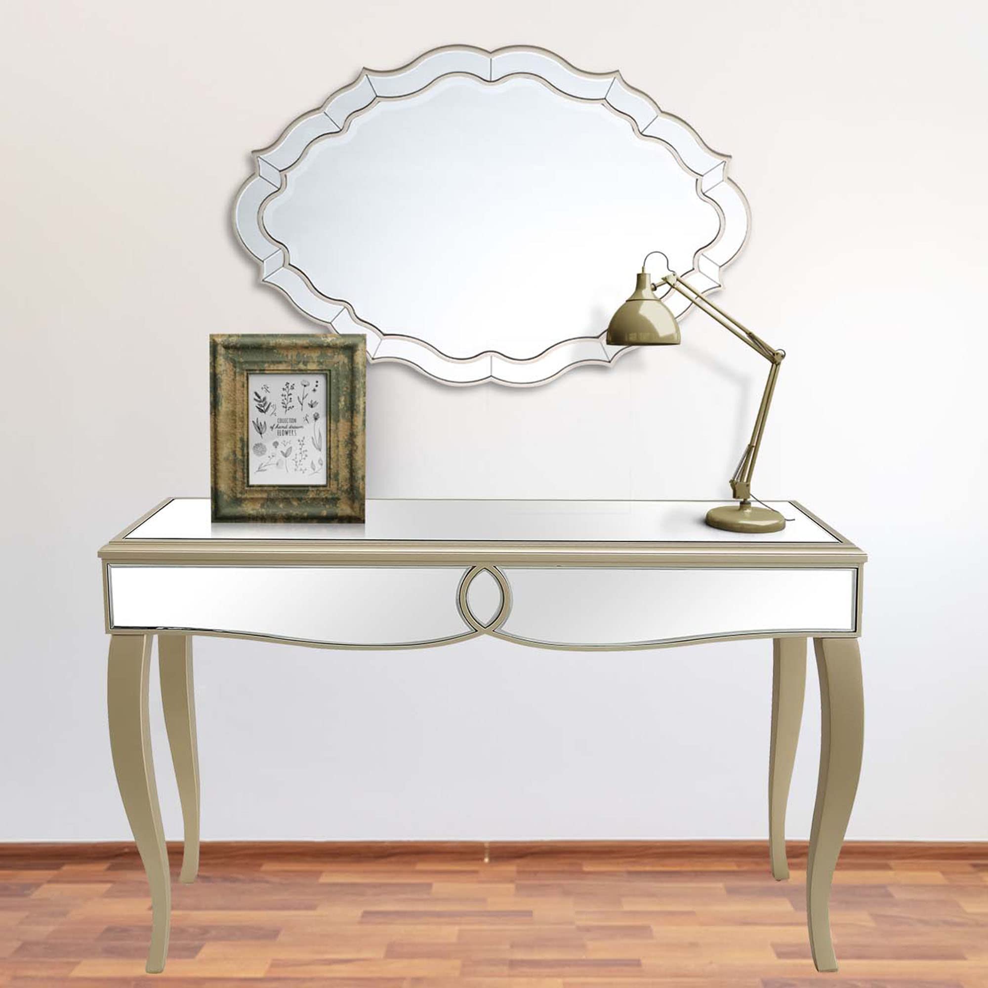 Camden Isle Eleanor Console Table - Elegant Entryway Furniture for Hallway, Living Room & Foyer Decor | Solid Wood Sofa Table with Storage Shelf
