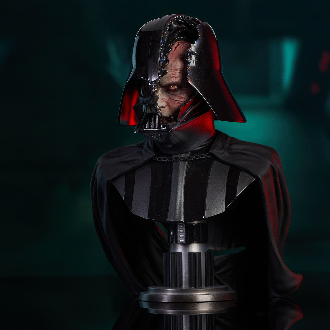 Diamond Select Toy Star Wars Legends 3D Darth Vader Bust 1:2 Scale - Obi-Wan Kenobi Duel Scene | Perfect for Collectors & Star Wars Fans Display