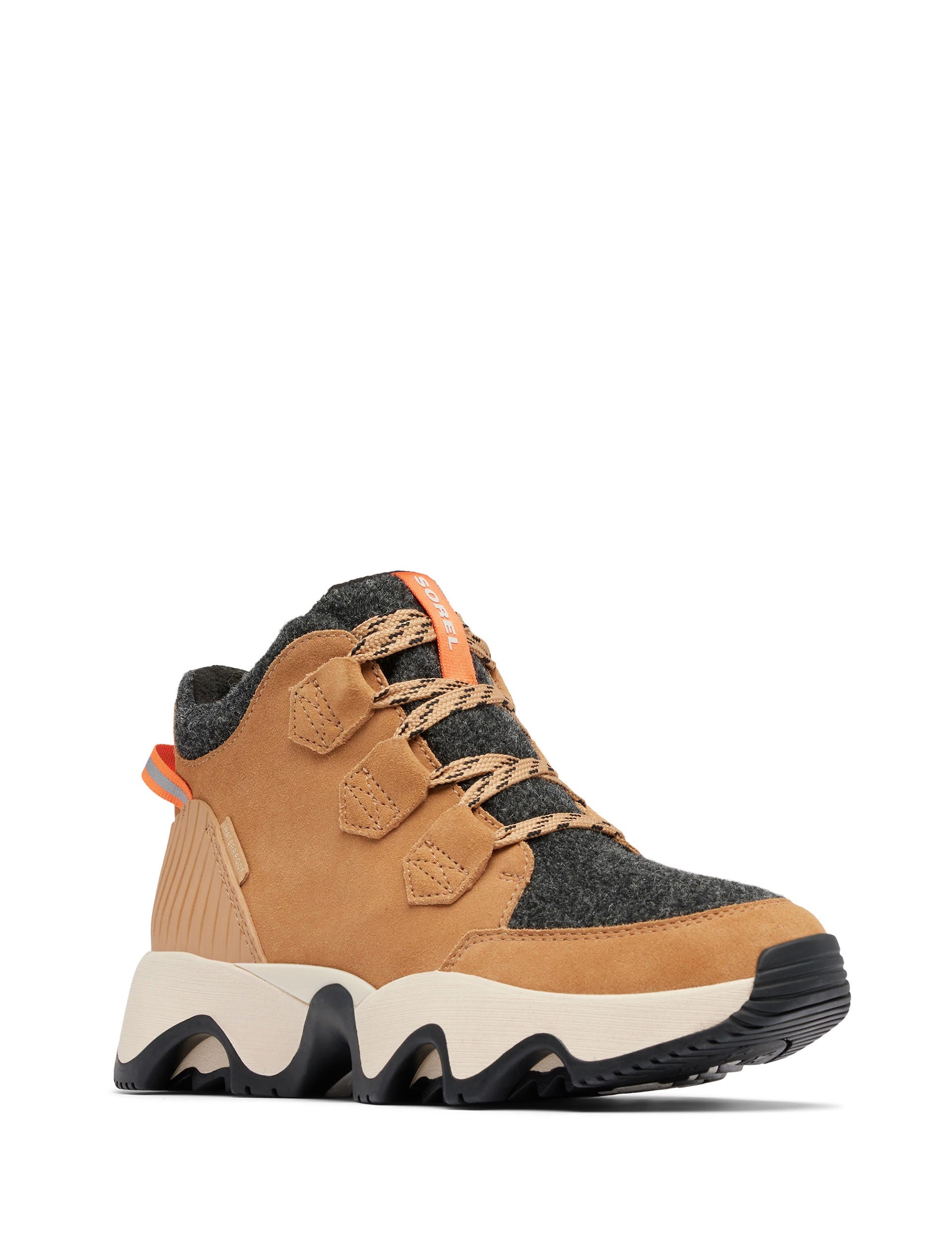 Kinetic Impact Caribou Plus Waterproof Hiking Sneaker Boots for Men & Women - Tawny Buff/Black - All-Terrain Outdoor Adventure & Winter Walking Shoes