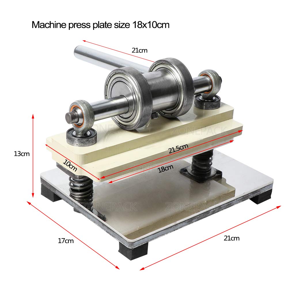 Premium Manual Leather Die Cutting Press Machine - Heavy Duty Paper Cutter with Dual Guiding Shafts for Leather Embossing & Crafting | Perfect for DIY Projects, Scrapbooking & Leatherworking (Suitable for Various Materials)