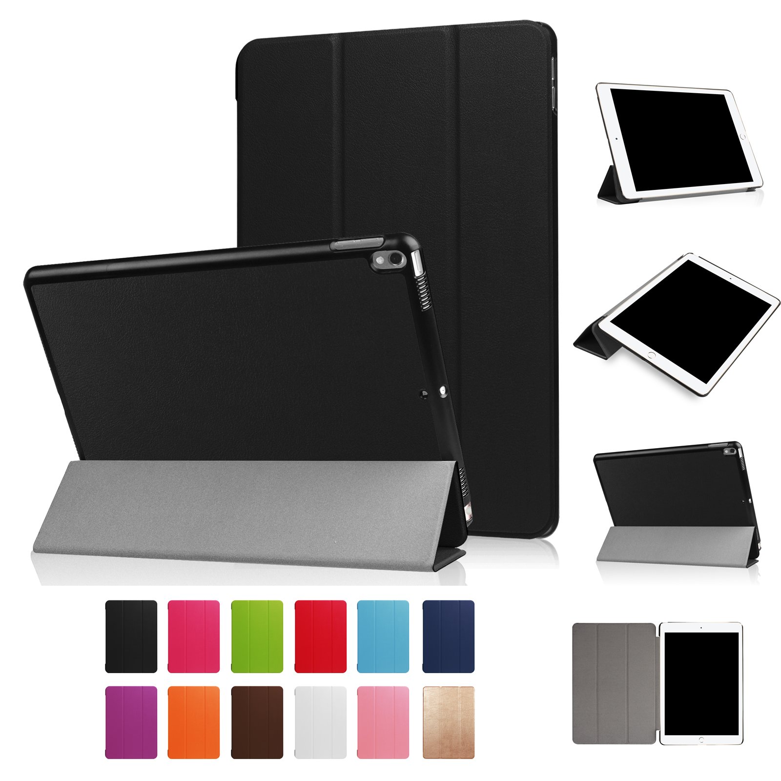 Ultra Slim Hard Case Cover for Apple iPad Pro 10.5 Inch (2017 Model) with Auto Wake/Sleep Function | Premium Bronze Finish | Includes Free Stylus Pen | Perfect for Work, Travel & Home Use