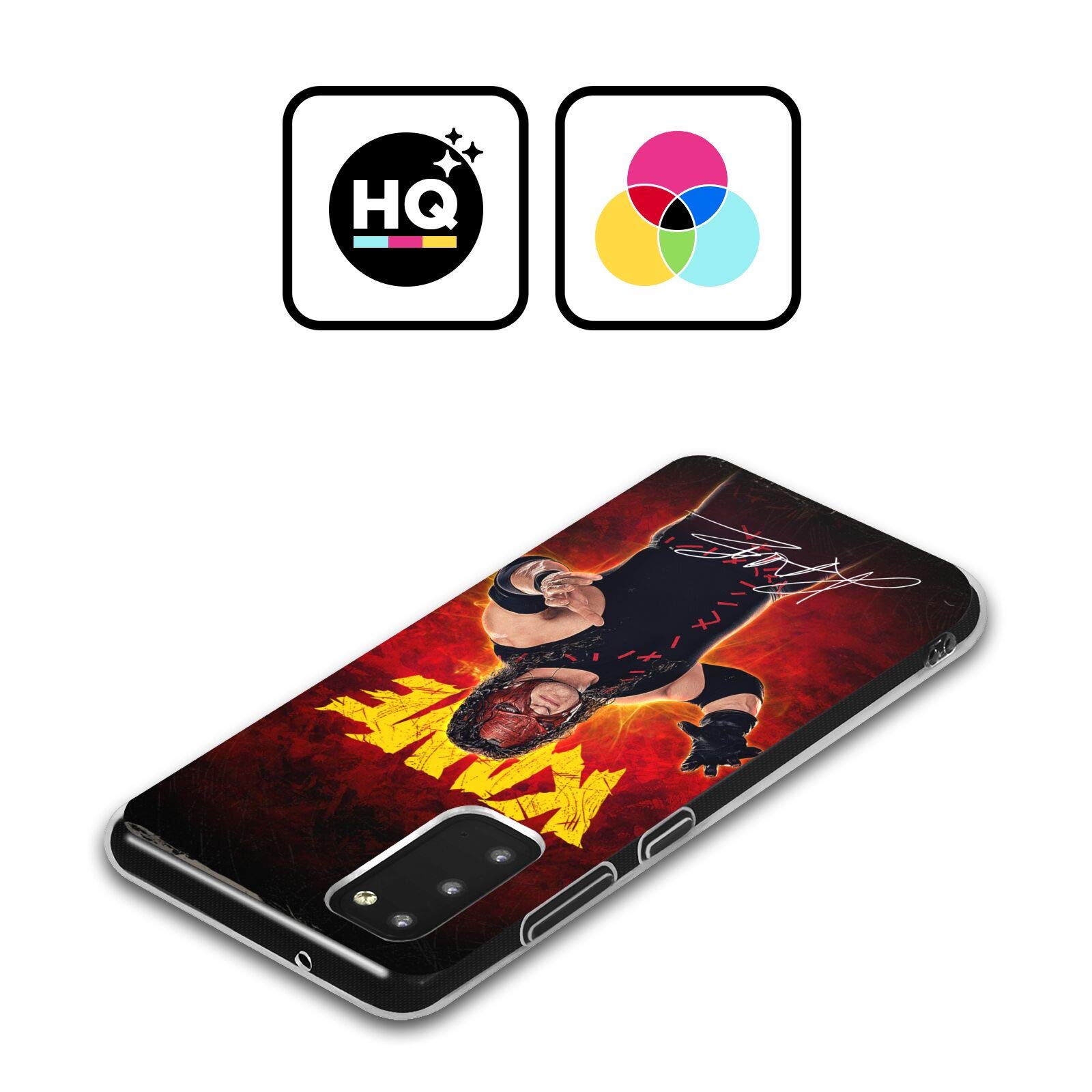 Officially Licensed WWE Kane LED Soft Gel Case for Samsung Galaxy A13 5G (2021) - Durable Protection with Vibrant LED Display, Perfect for WWE Fans & Showcase at Events