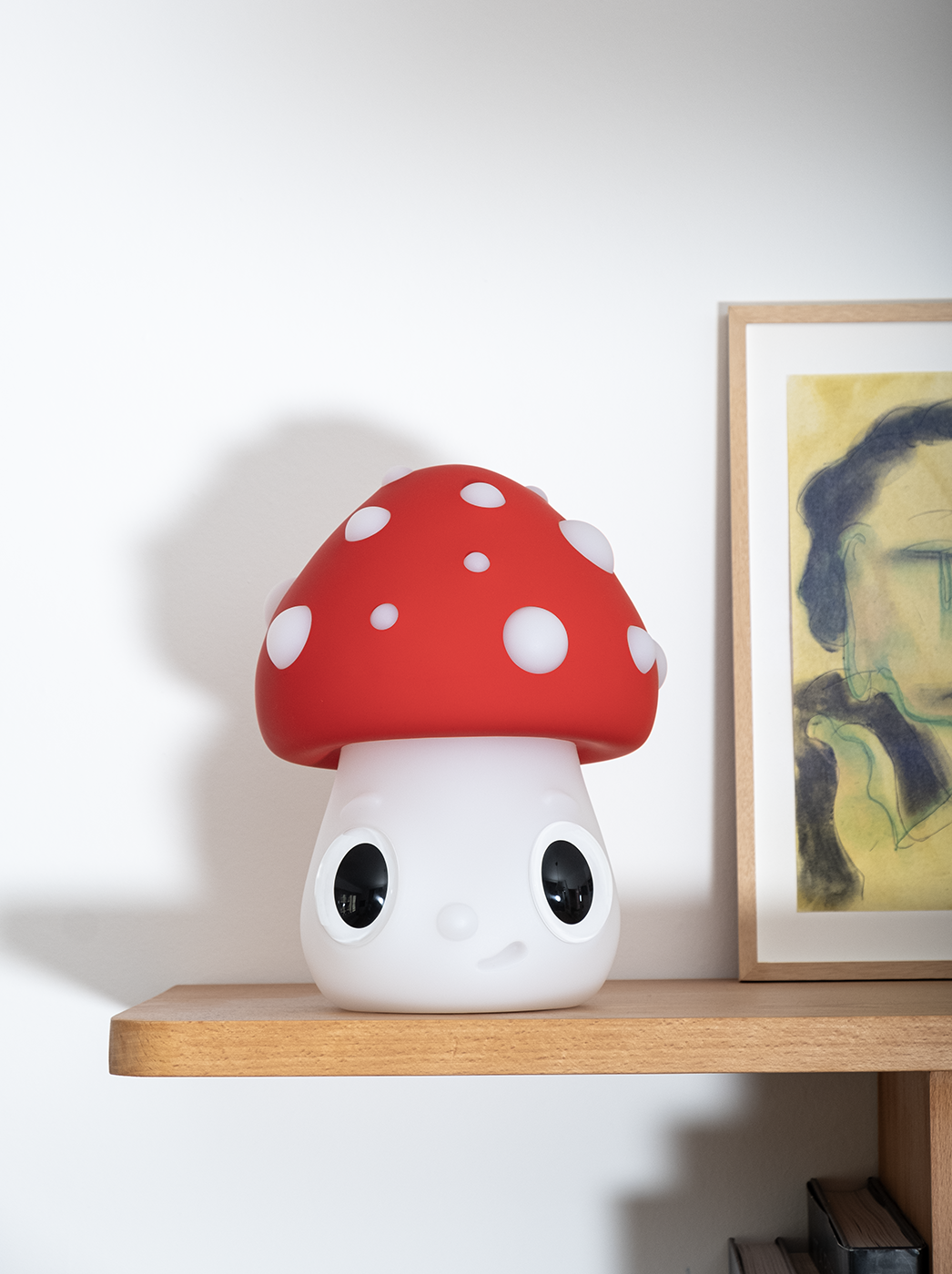 Javier Calleja 'Nightlight Mushroom' Art Print - Unique Home Decor for Living Room, Bedroom & Office - Perfect Gift for Art Lovers & Collectors