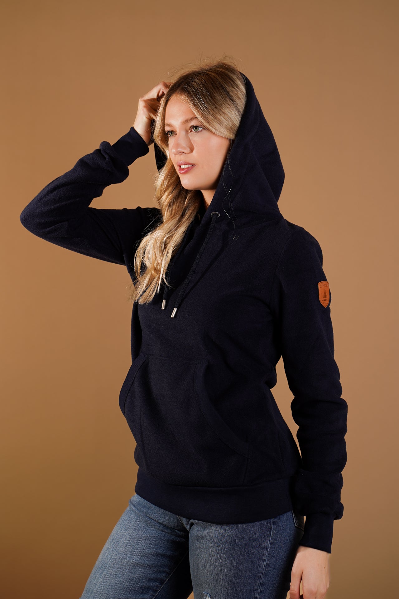 Gabriel Polar Fleece Jacket for Men - Navy Blue Winter Warm Coat - Outdoor Hiking, Camping & Casual Wear