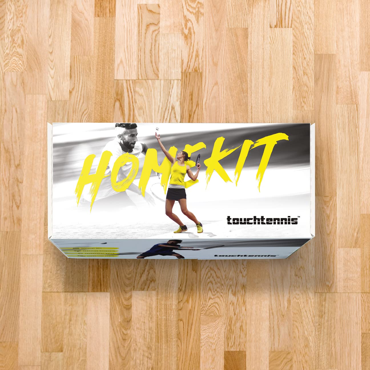 USA Touch Tennis Home Kit - Portable Tennis Set for Beginners & All Ages | Learn Tennis Faster with Compact Court | Perfect for Backyard, Park & Indoor Play