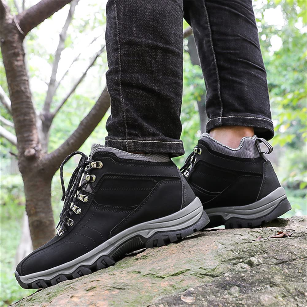 Men's Waterproof Hiking Boots - Lightweight Ankle Boots with Multi-Terrain Lugs | Durable & Sturdy Camouflage Design for Outdoor Work & Adventure | Perfect for Trekking, Camping and Mountain Climbing