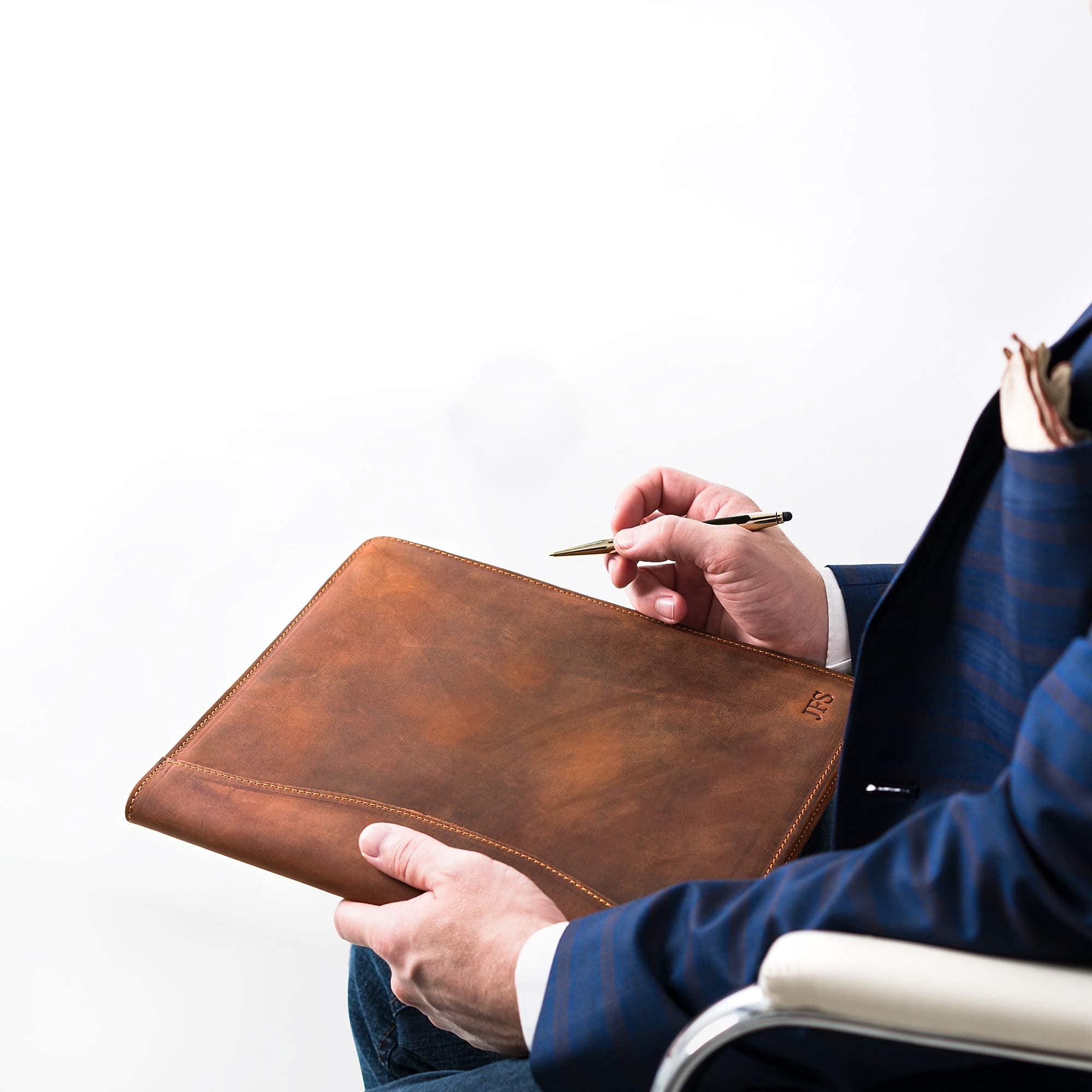 Premium Leather Padfolio Organizer 9