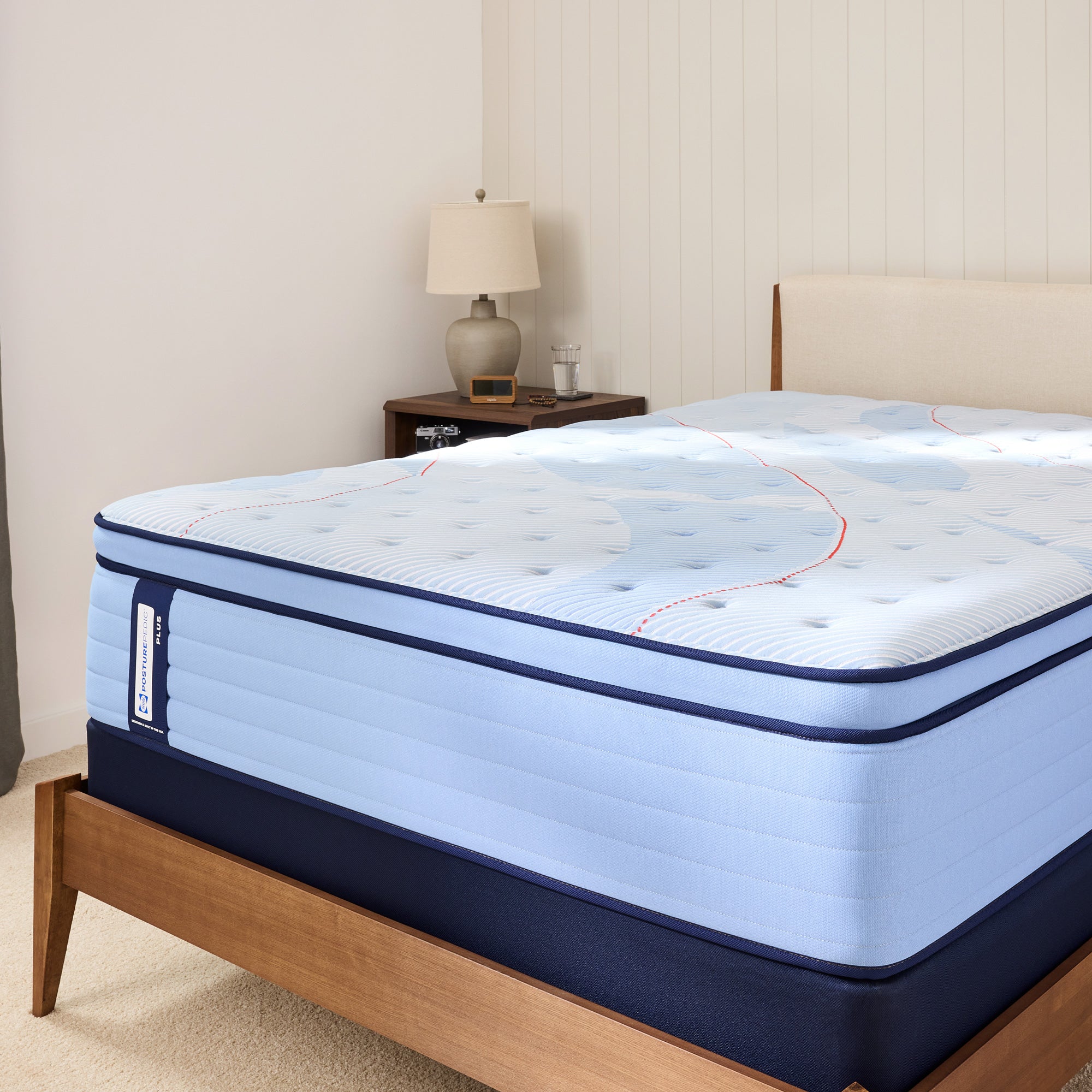 Sealy Posturepedic Plus Hagerstown Soft Pillowtop Mattress - Queen Size Plush Support for Back Pain Relief | Perfect for Master Bedrooms & Guest Rooms
