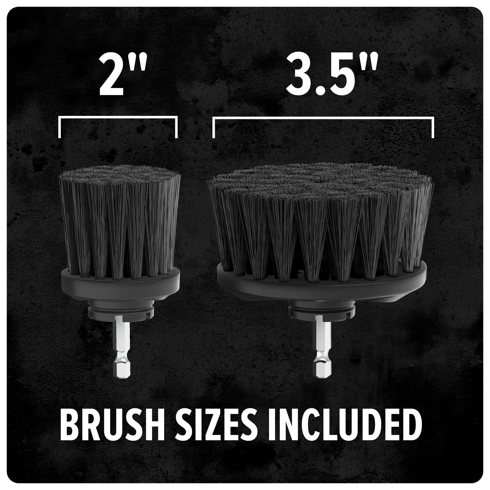 Durable Abrasive Bristle Brush Set for Metal, Wood & Auto Cleaning - Heavy Duty Scrub Brushes for Grout, Tile & Surface Prep