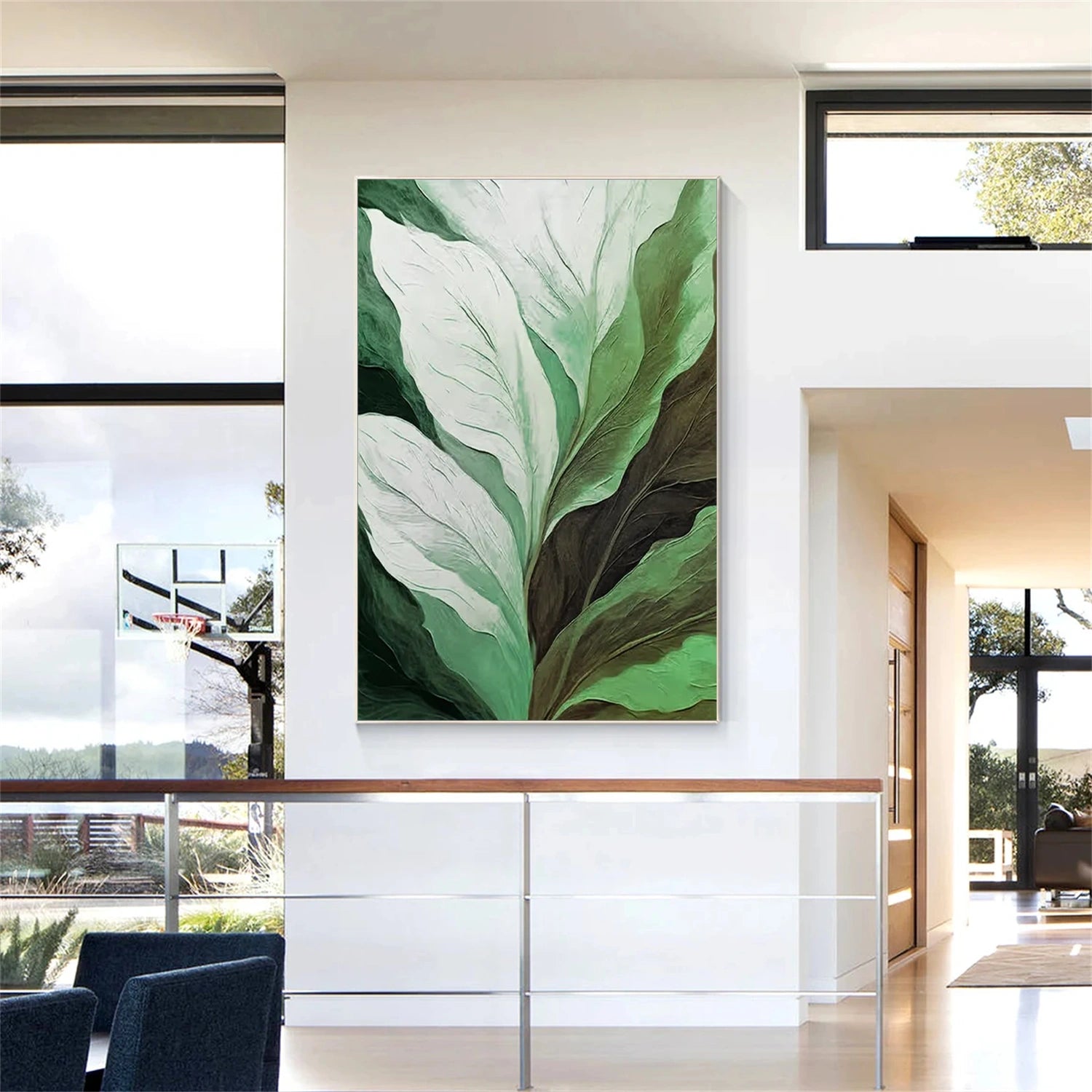 Abstract Canvas Art - Flower and Tree Design #FT215 | Modern Wall Decor for Living Room, Bedroom & Office