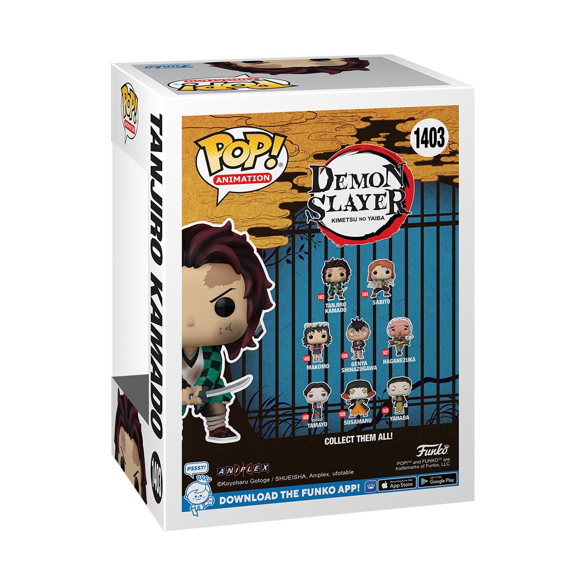 Demon Slayer Tanjiro Kamado Training Funko Pop! Vinyl Figure #1403 - Anime Collectible for Fans, Perfect for Display & Gifts