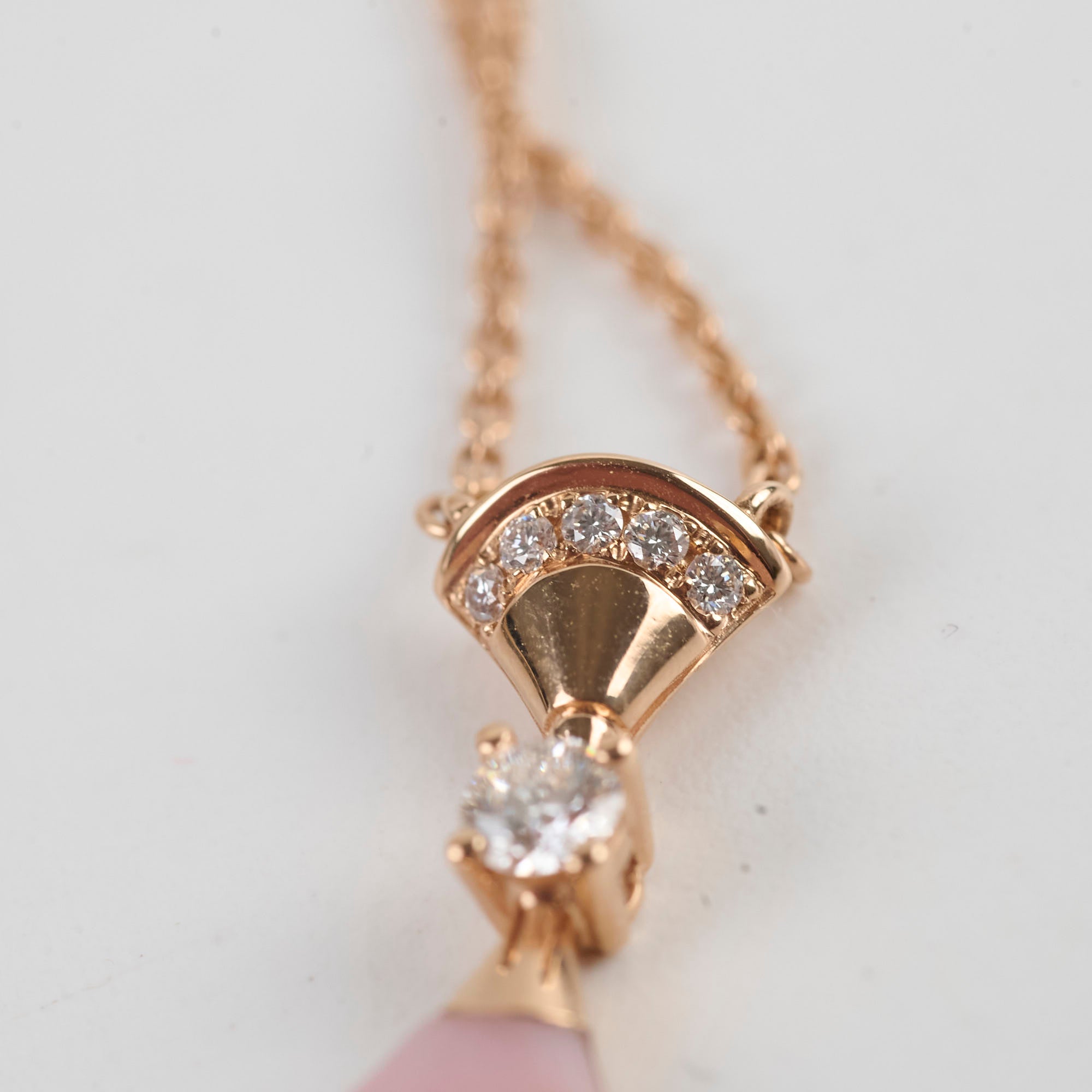 Bvlgari Diva's Dream Diamond Necklace 18k Rose Gold - Luxury Jewelry for Women, Elegant Necklace for Special Occasions, Weddings & Evening Events
