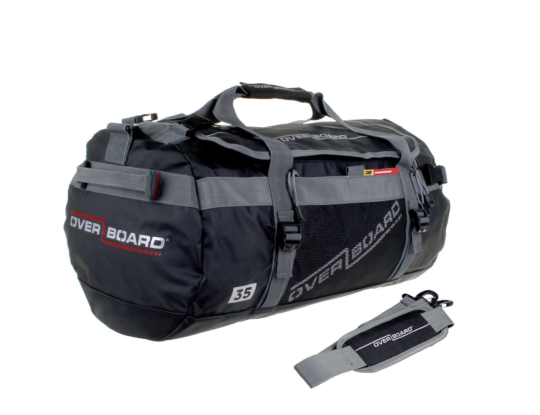 OverBoard Adventure Duffel Bag 35L Waterproof Travel Duffle for Camping, Hiking & Outdoor Gear Storage - Perfect for Sports Equipment & Beach Trips