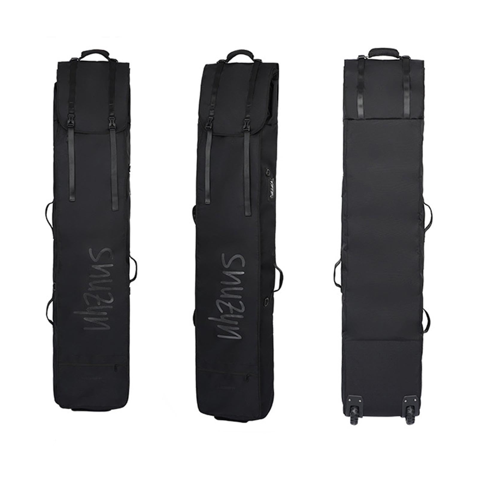 Premium Ski and Snowboard Travel Bag Combo - Waterproof Wheeled Ski Carrier with Boot Storage for Easy Transport - Perfect for Air Travel, Mountain Trips & Snow Sports Gear Protection
