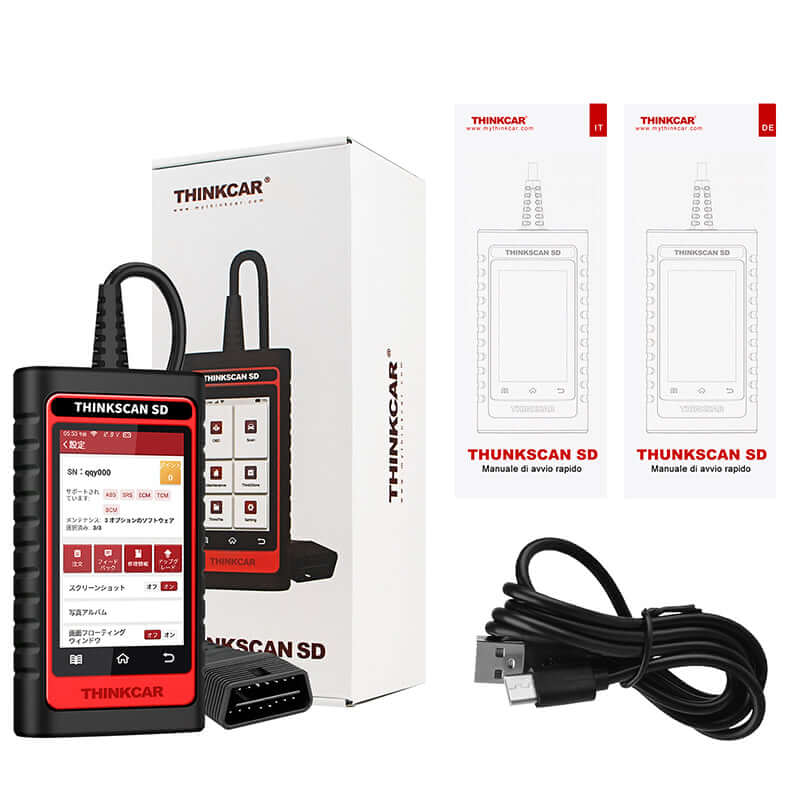 THINKCAR® Thinkscan SD2 SD4 OBD2 Scanner - Multi-System Diagnostic Tool for Cars, Trucks & SUVs | Check Engine Light, Read & Clear Codes | Fast Shipping to US Only | Perfect for DIY Mechanics & Auto Shops