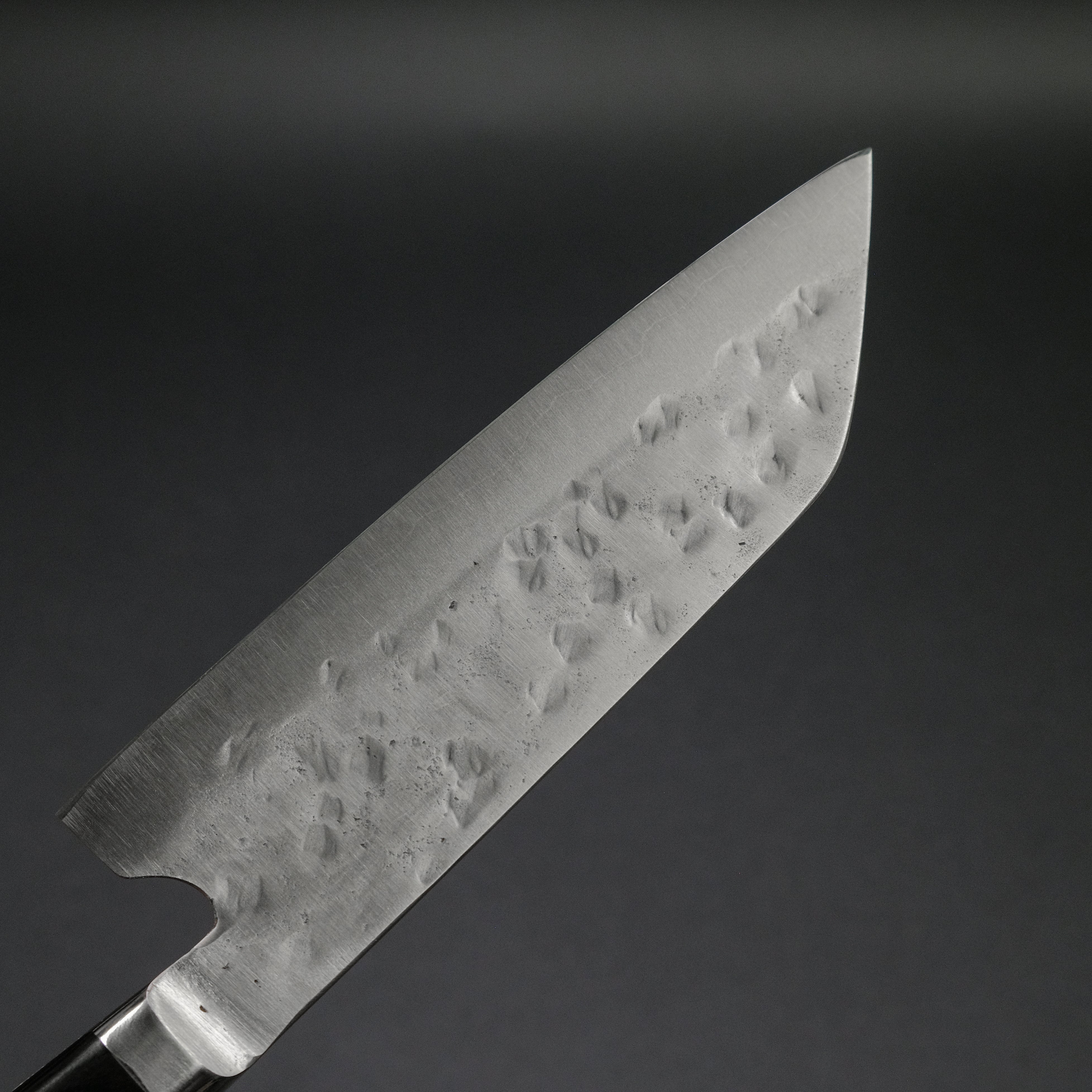 Teruyasu Fujiwara Maboroshi White #1 Santoku Knife 165mm with Pakka Wood Handle - Premium Japanese Kitchen Knife for Slicing, Dicing & Chopping Vegetables, Fruits & Meat - Perfect for Home Chefs & Professional Kitchens