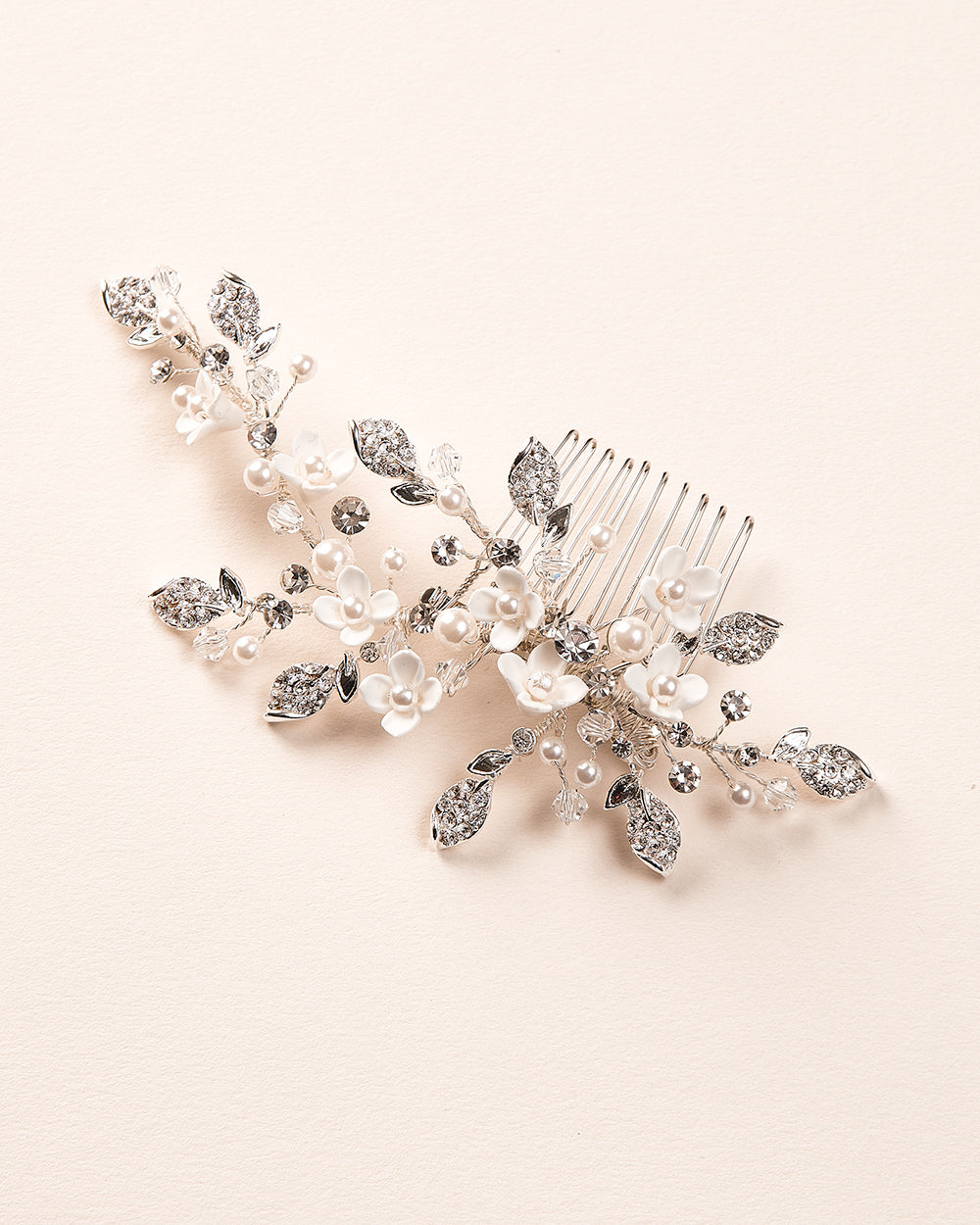 Elegant Bridal Hair Comb for Weddings - Lani Pearl and Crystal Wedding Hair Accessories for Brides, Bridesmaids, and Special Occasions