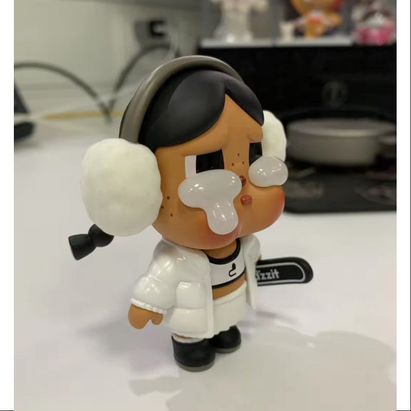 Crybaby x Dzzit Snowball Art Toy Figurine - Limited Edition 2022 Collectible - Perfect for Home Decor, Gift Giving & Anime Collections