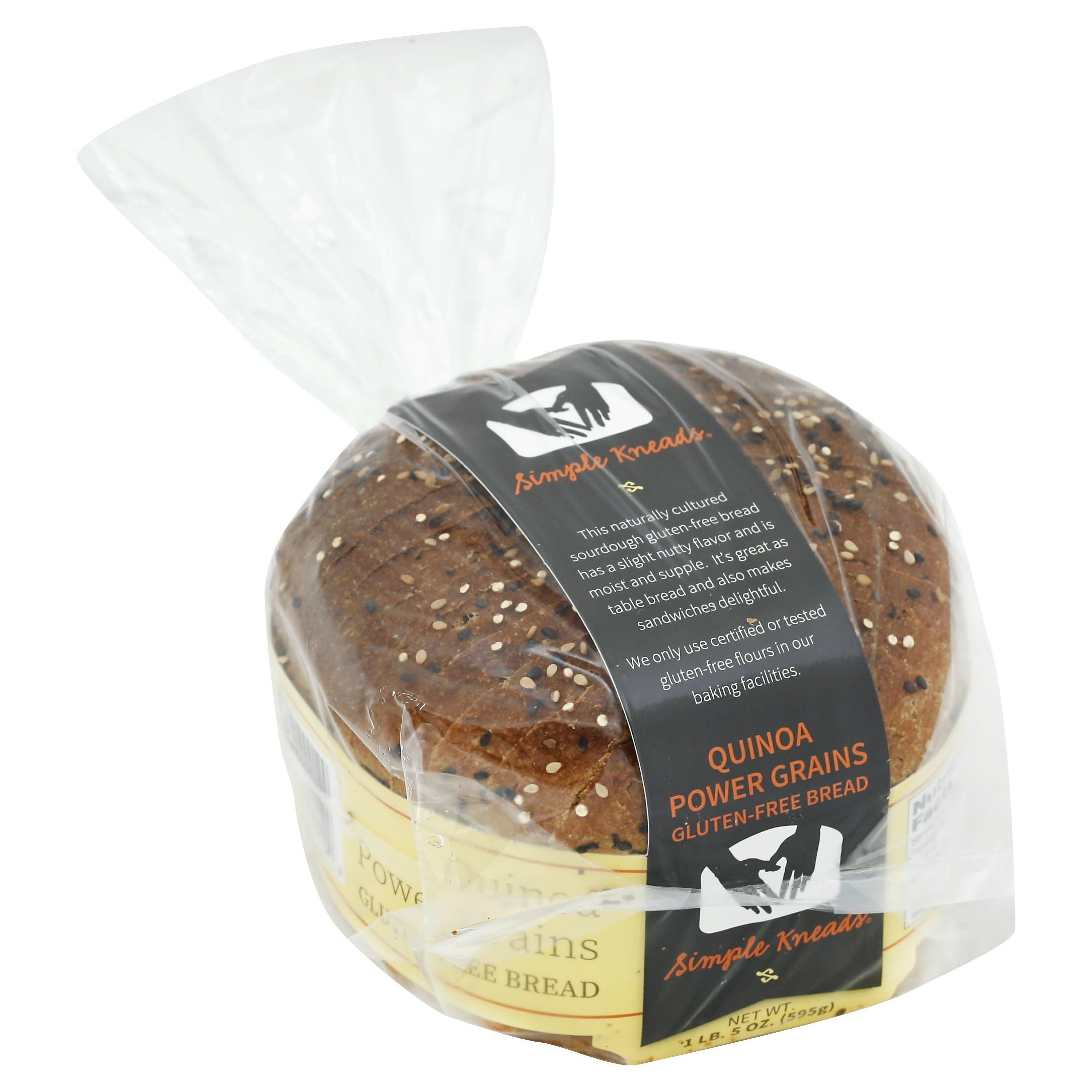 Organic Quinoa Power Grains Bread - Pack of 6 (21OZ Each) | High Protein, Gluten-Free Healthy Bread for Sandwiches, Toast & Breakfast | Perfect for Keto, Vegan & Fitness Lifestyles