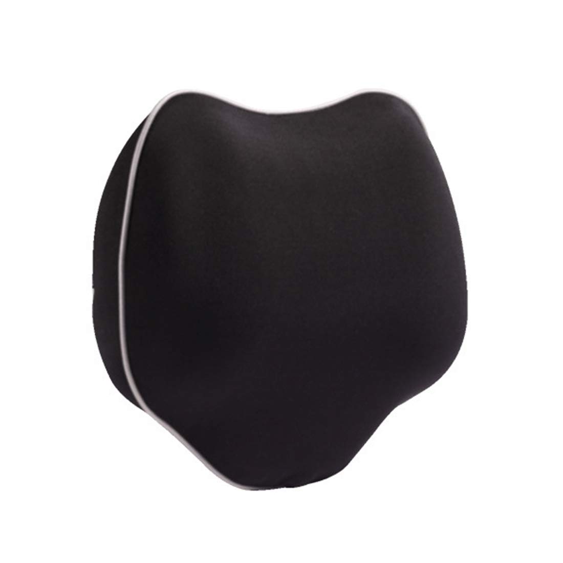 ZHEXUNDIAN Memory Foam Car Seat Neck Pillow - Ergonomic Headrest Support, Black Gray Back Cushion for Long Drives & Office Comfort