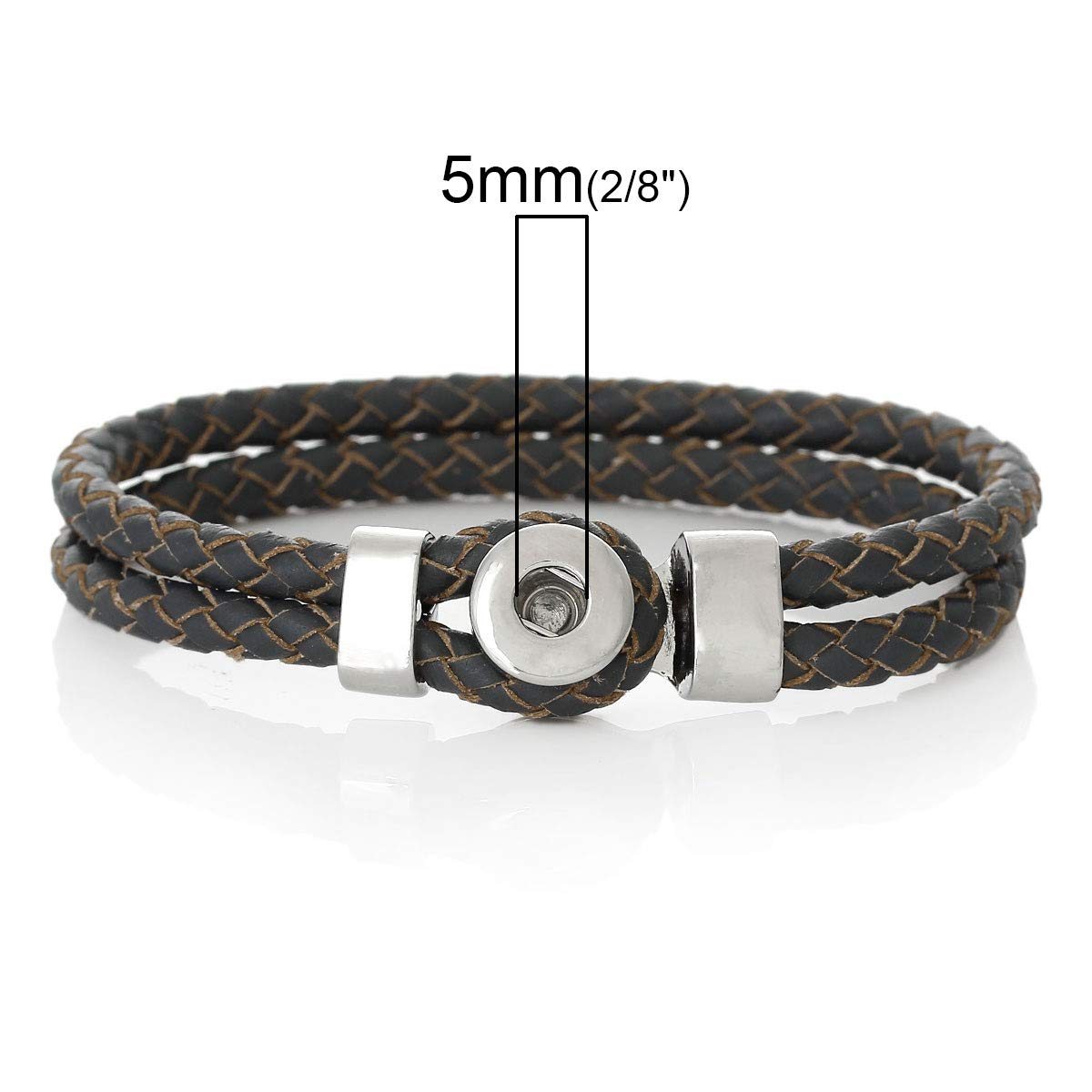 Sparkly Snap Bracelets for Women - Fashionable Adjustable Chunk Button Cuff Bracelets | Perfect for Parties, Gifts & Everyday Wear