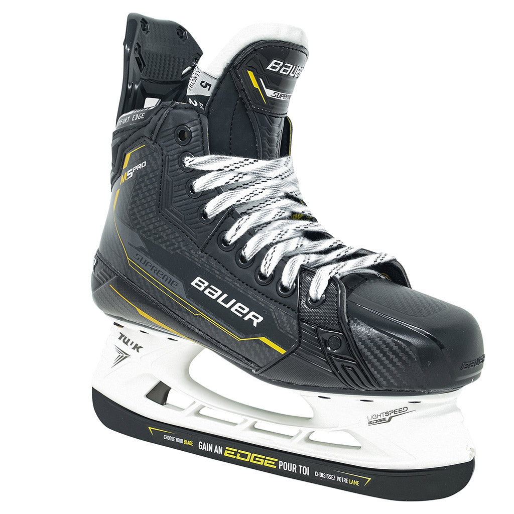 Bauer Supreme M5 Pro Intermediate Ice Hockey Skates - High-Performance Skates for Youth & Teen Players - Perfect for Competitive Games & Practice Sessions