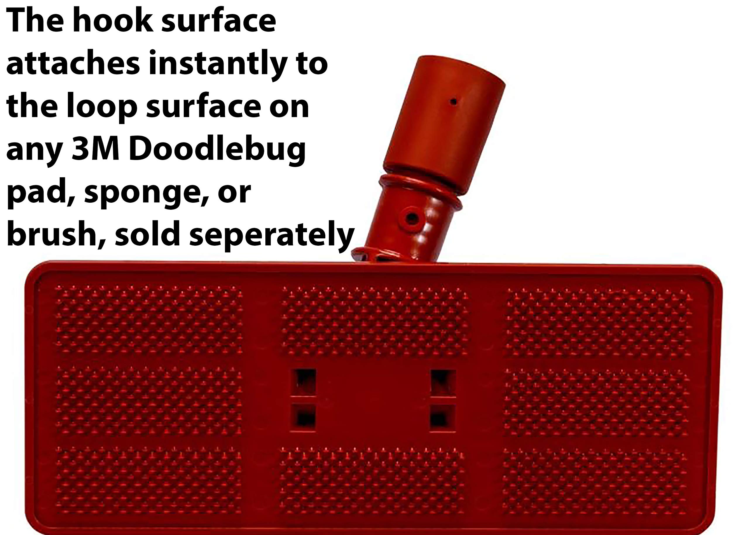 3M Doodlebug Pad Holder 6472 - Bulk Pack of 10/Case - Ideal for Cleaning, Polishing & Surface Preparation in Workshops, Garages & Industrial Settings