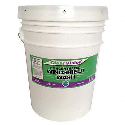 Premium Windshield Washer Fluid Concentrate - 5 Gallon for Cars, Trucks & RVs - All-Season Cleaning Solution for Clear Visibility in Rain, Snow & Dusty Conditions
