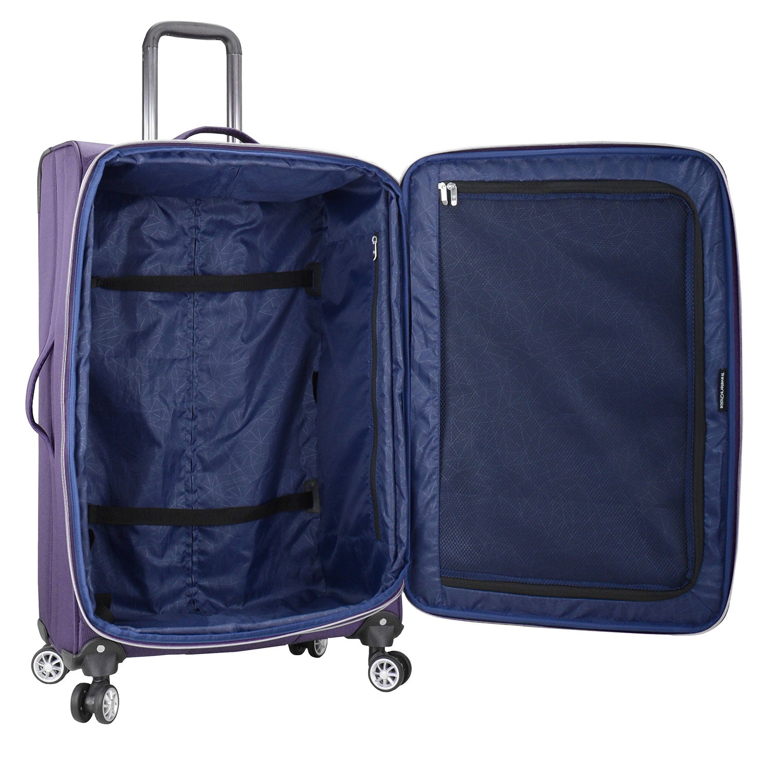 Lares 3-Piece Expandable Luggage Set with Spinner Wheels - Perfect for International Travel & Family Vacations