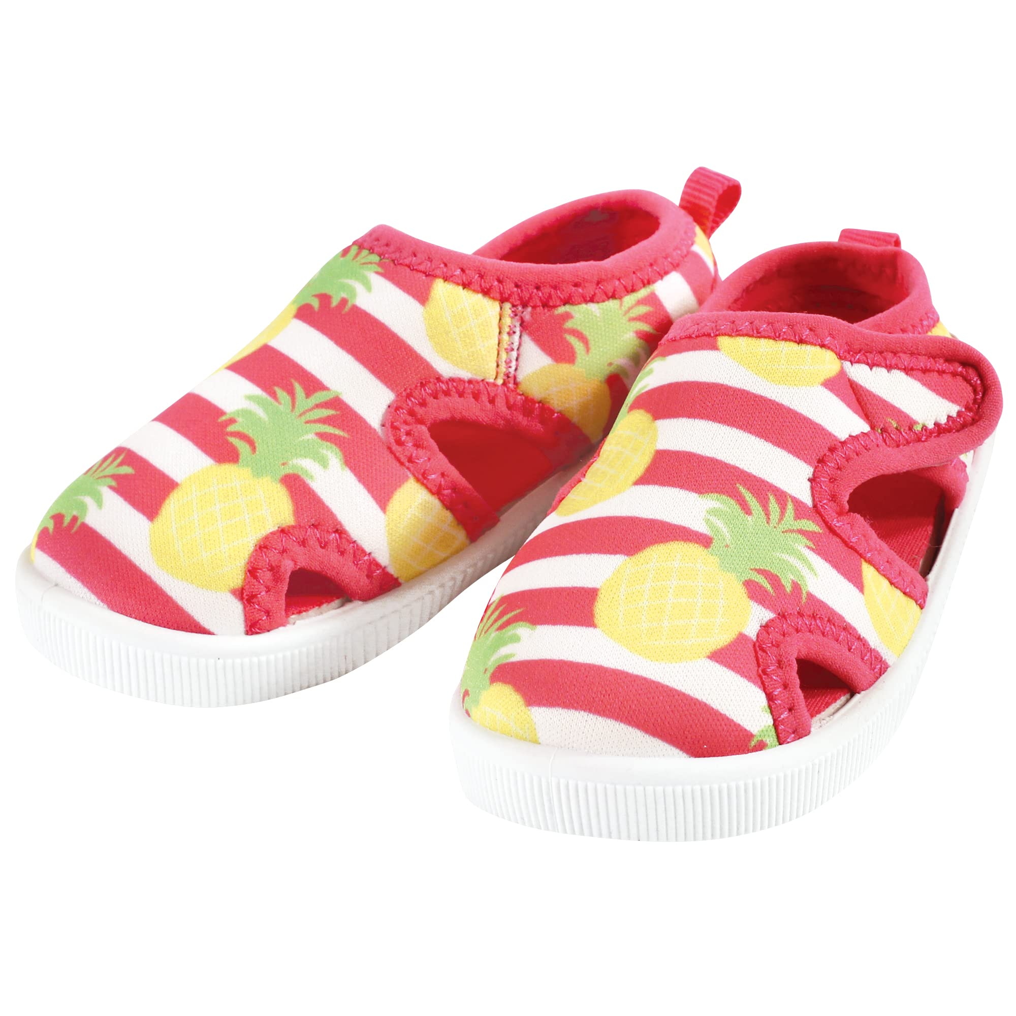 Hudson Baby Unisex Infant Sandals & Water Shoes - Pineapple Design, Size 10 US - Perfect for Beach, Pool & Summer Playtime