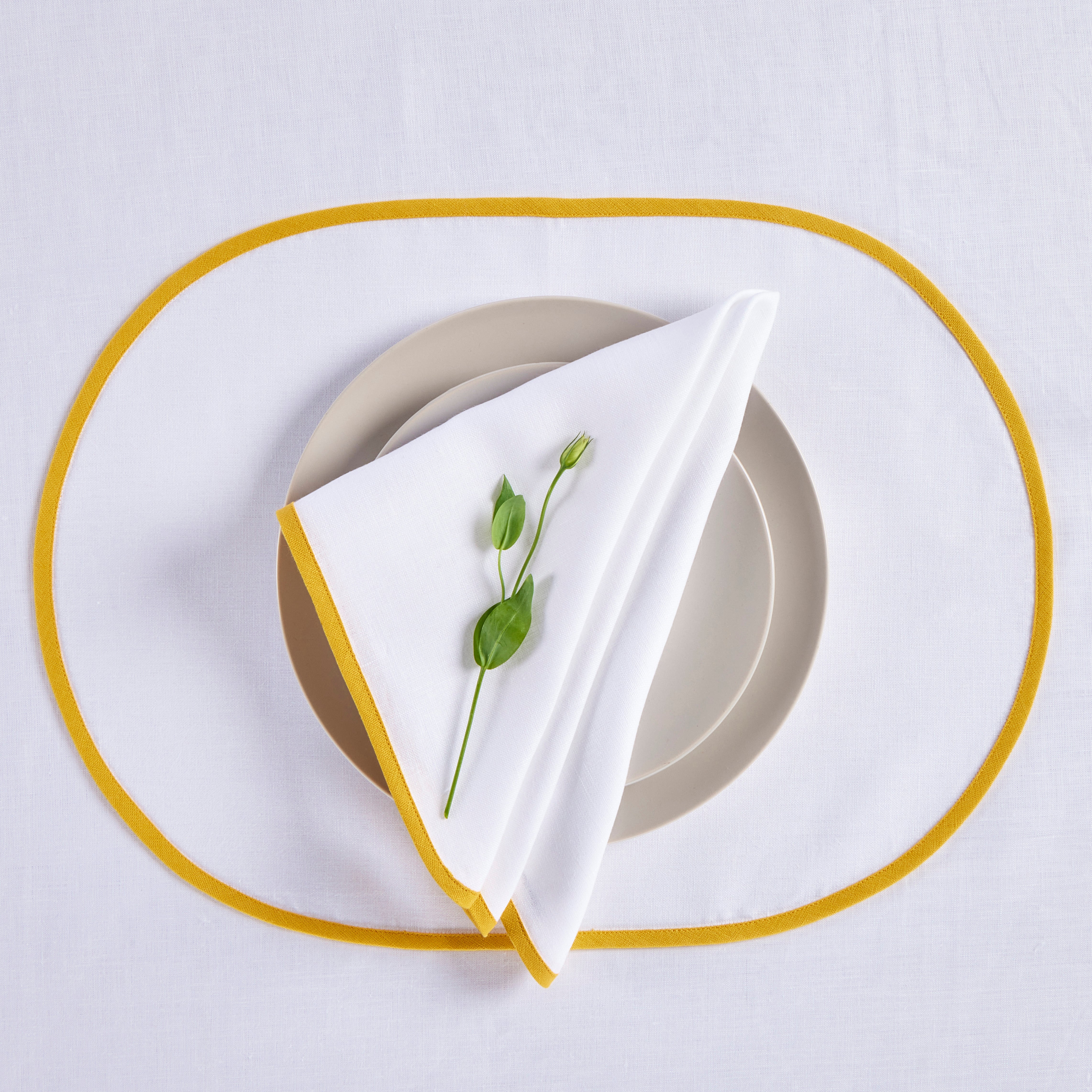 Chloe Oval Placemats Set of 4 - Elegant Table Mats for Dining Room, Kitchen, and Party Decor - Perfect for Thanksgiving, Christmas, and Everyday Use