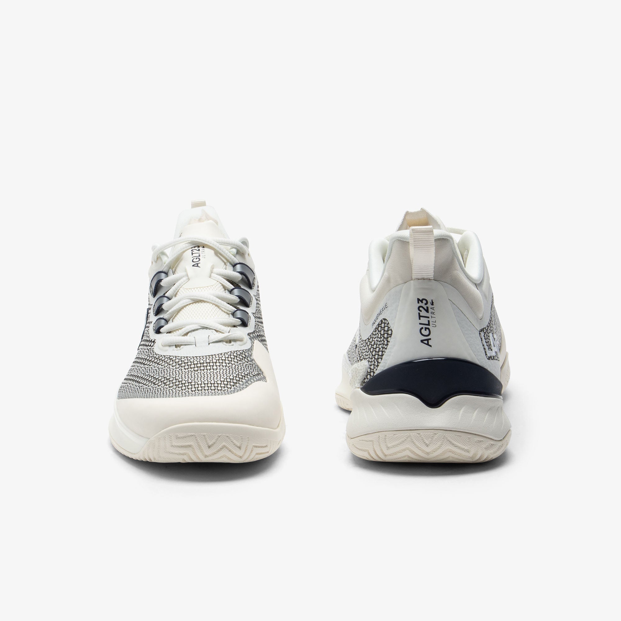 Lacoste AG LT23 Ultra Men's Tennis Shoes - White/Navy | Lightweight Performance Sneakers for Tennis, Running & Casual Wear