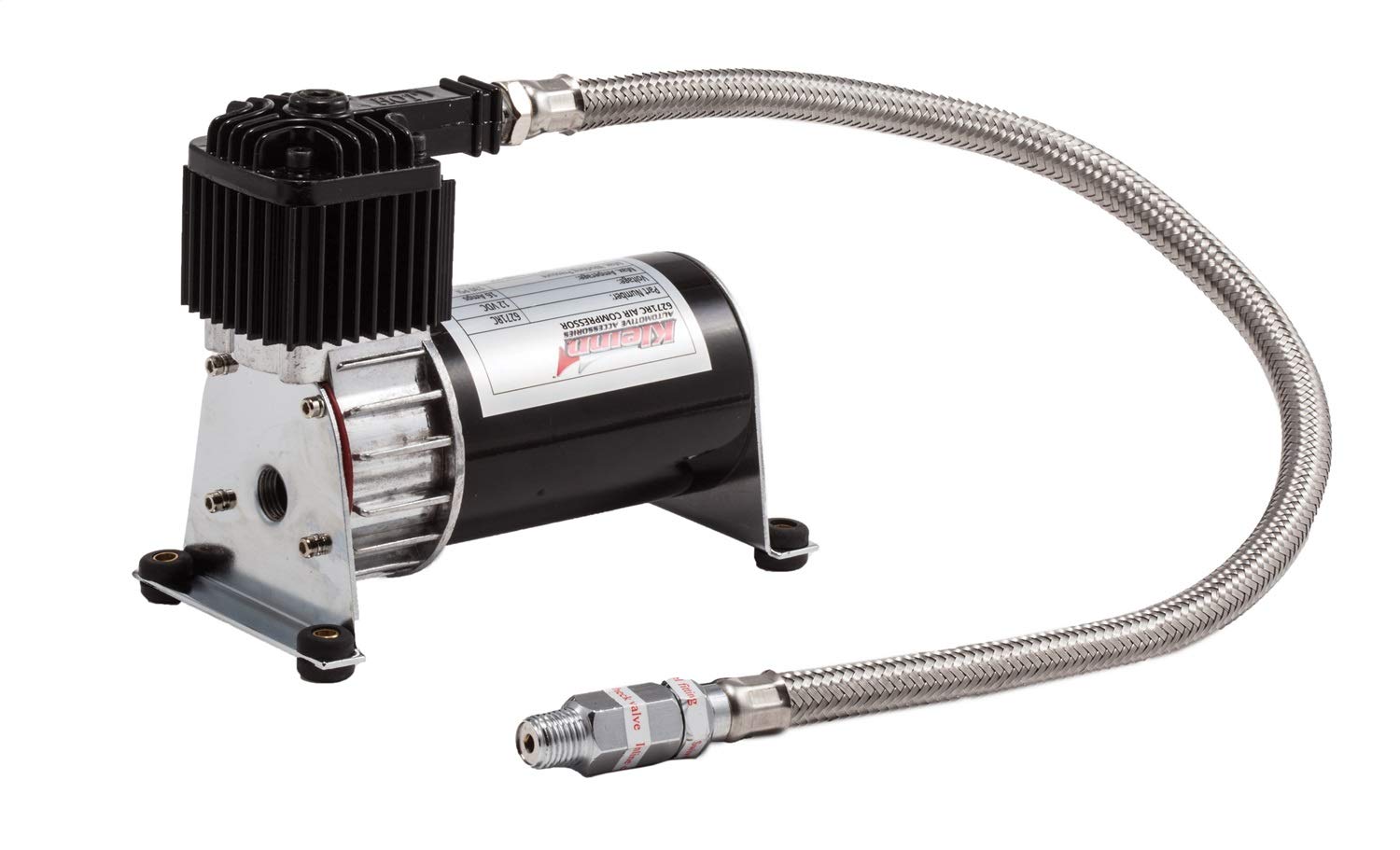 Kleinn Air Horns 6260RC Heavy Duty Truck Air Compressor Kit - 12V High Performance for Semi Trucks, Trailer, RV & Off-Road Vehicles - Loud Dual Tone Train Horn System for Safety & Emergency Use