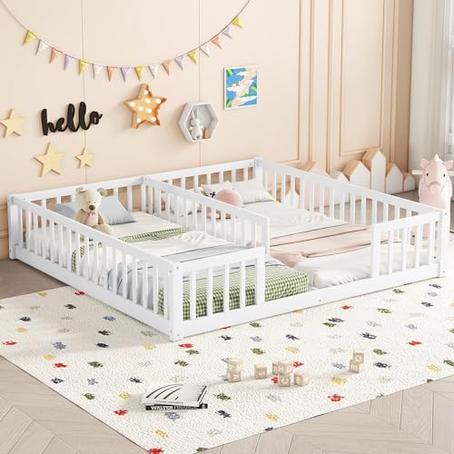C- Double Bed- White