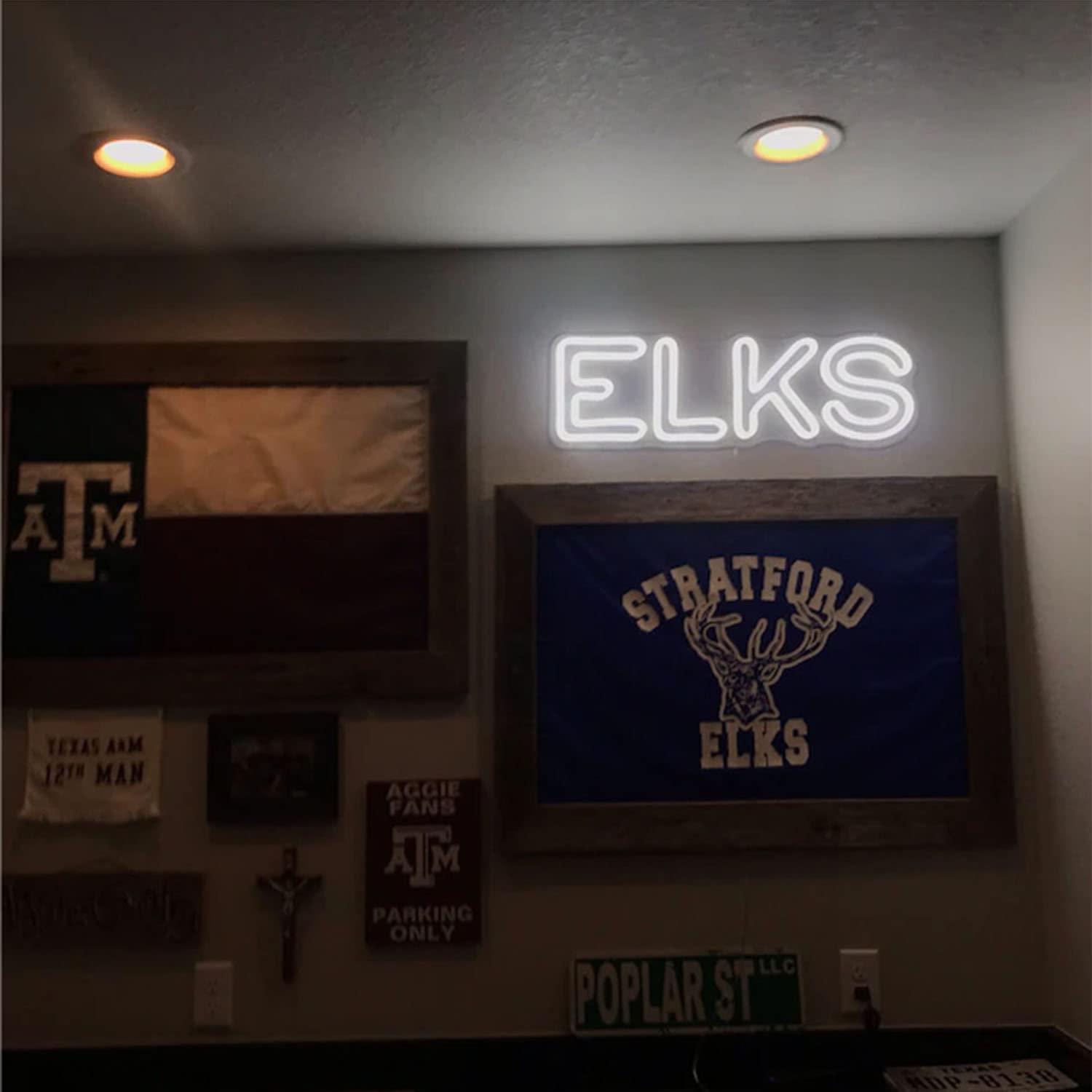Custom LED Neon Signs for Wall Decor - Personalized Wedding, Birthday, Party, Bedroom, Bar, Office, Salon & Shop Neon Lights (3 Line Text, 46