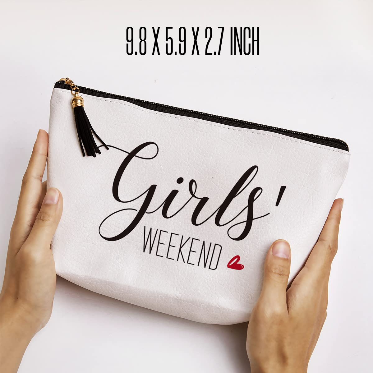 Stylish Weekender Bags for Women - Perfect for Travel, Bachelorette Parties & Best Friend Gifts | Funny Makeup & Toiletries Organizer | Great Birthday, Christmas Gift for Sister, Teens & Friends | Ideal for Weekend Getaways, Girls' Trips & Special Occasions